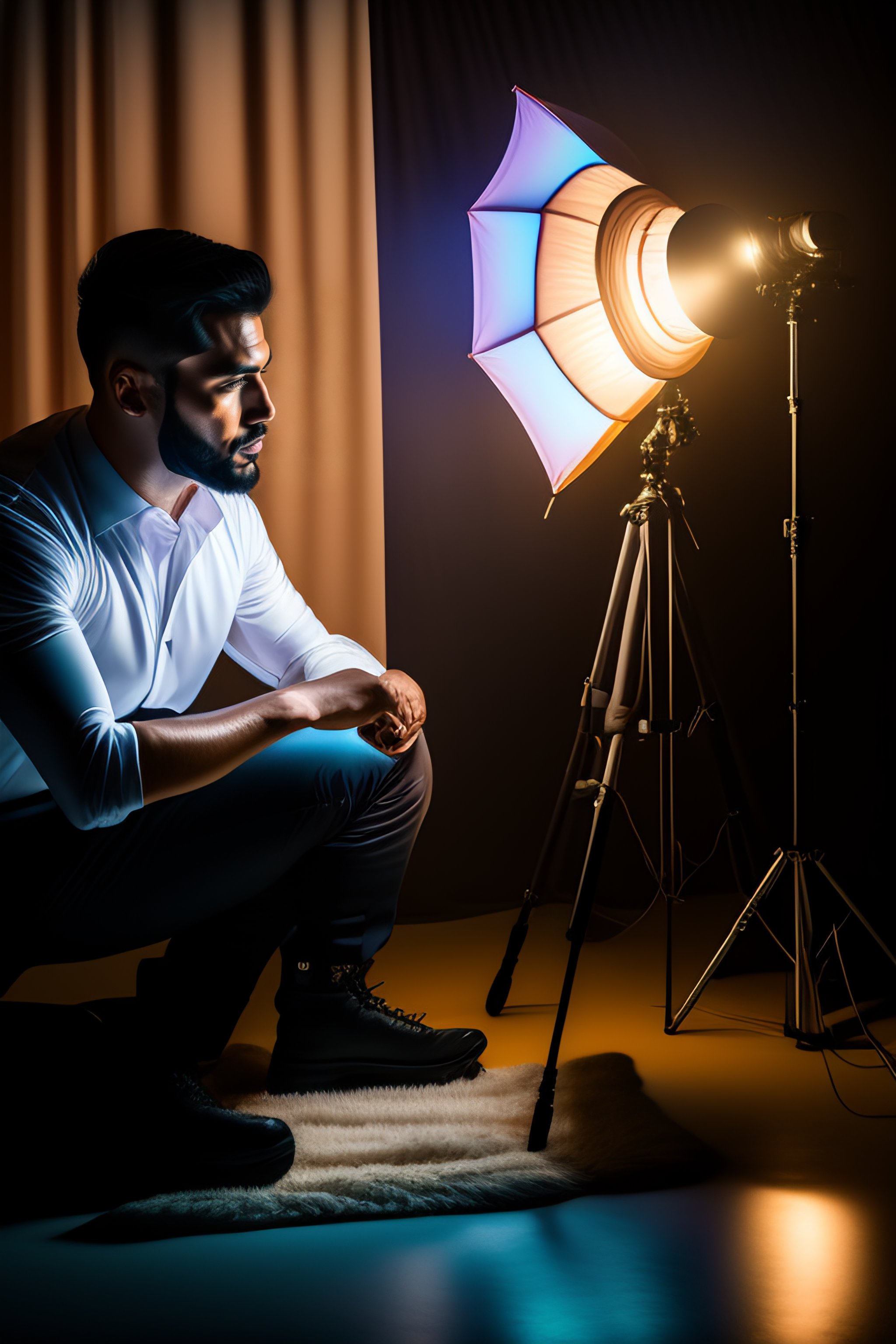 Lexica - A photographer in a studio