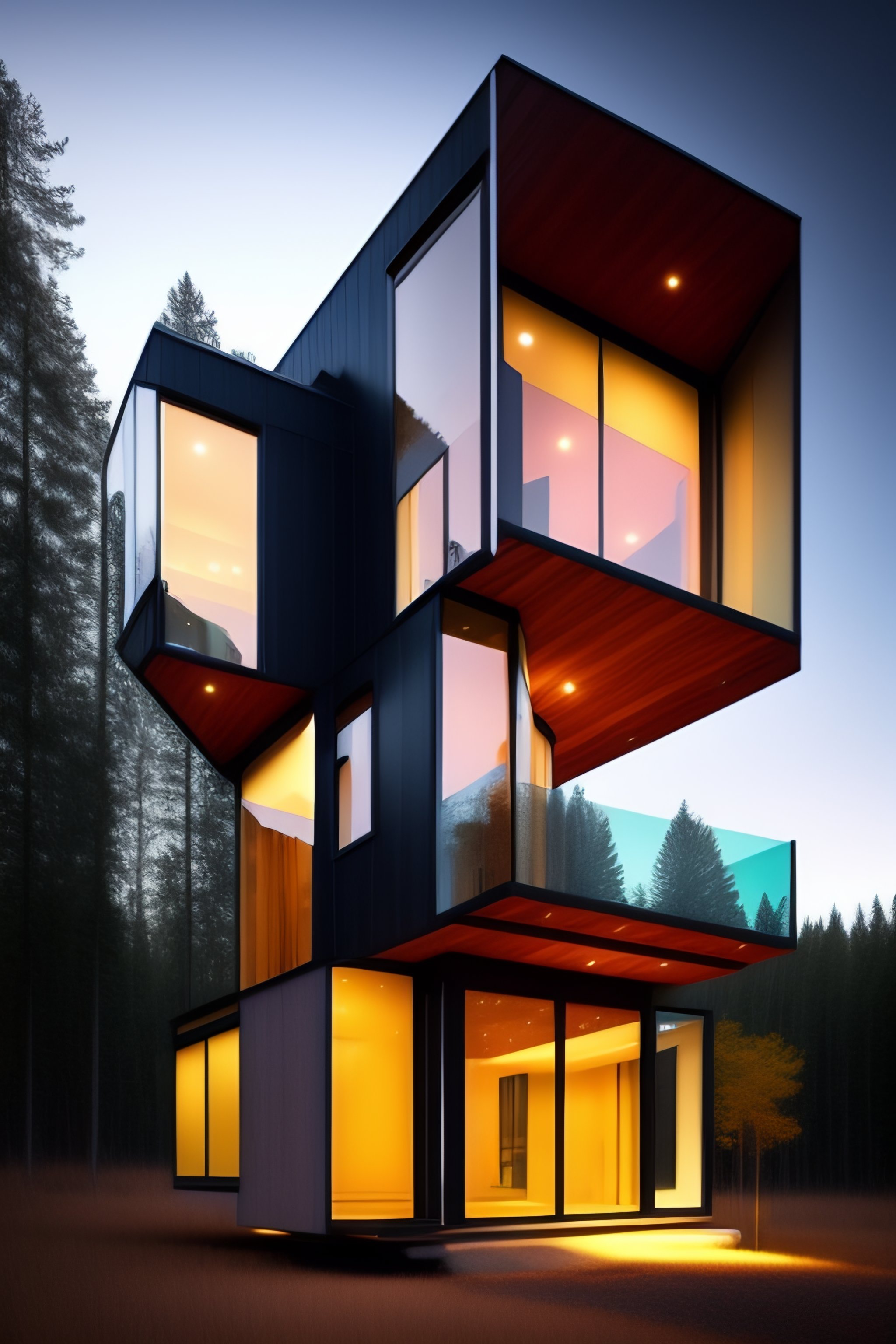 Lexica - Modern construction technology, futuristic houses printed on ...