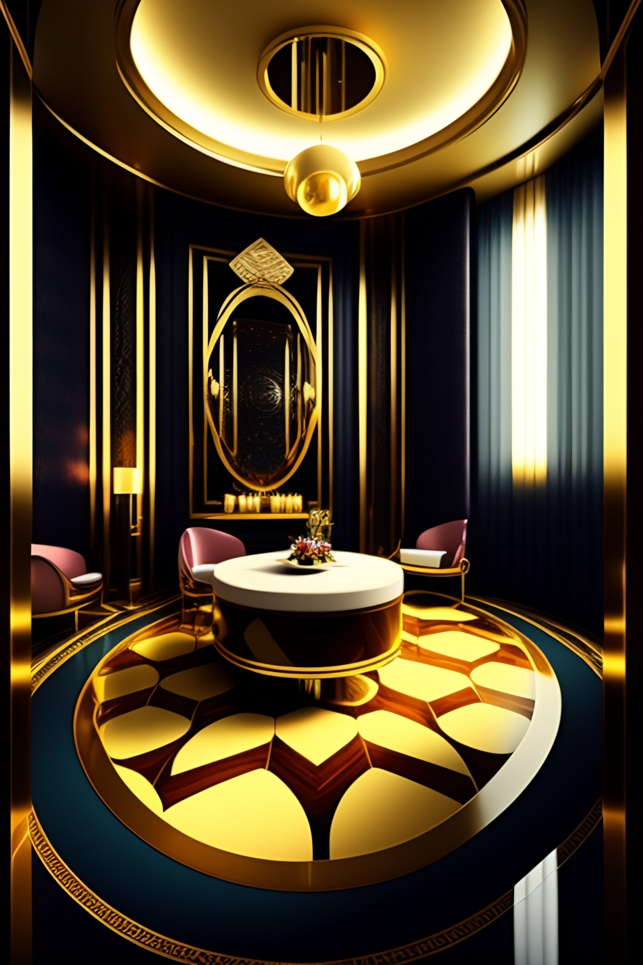 Lexica - Luxury Art Deco Room
