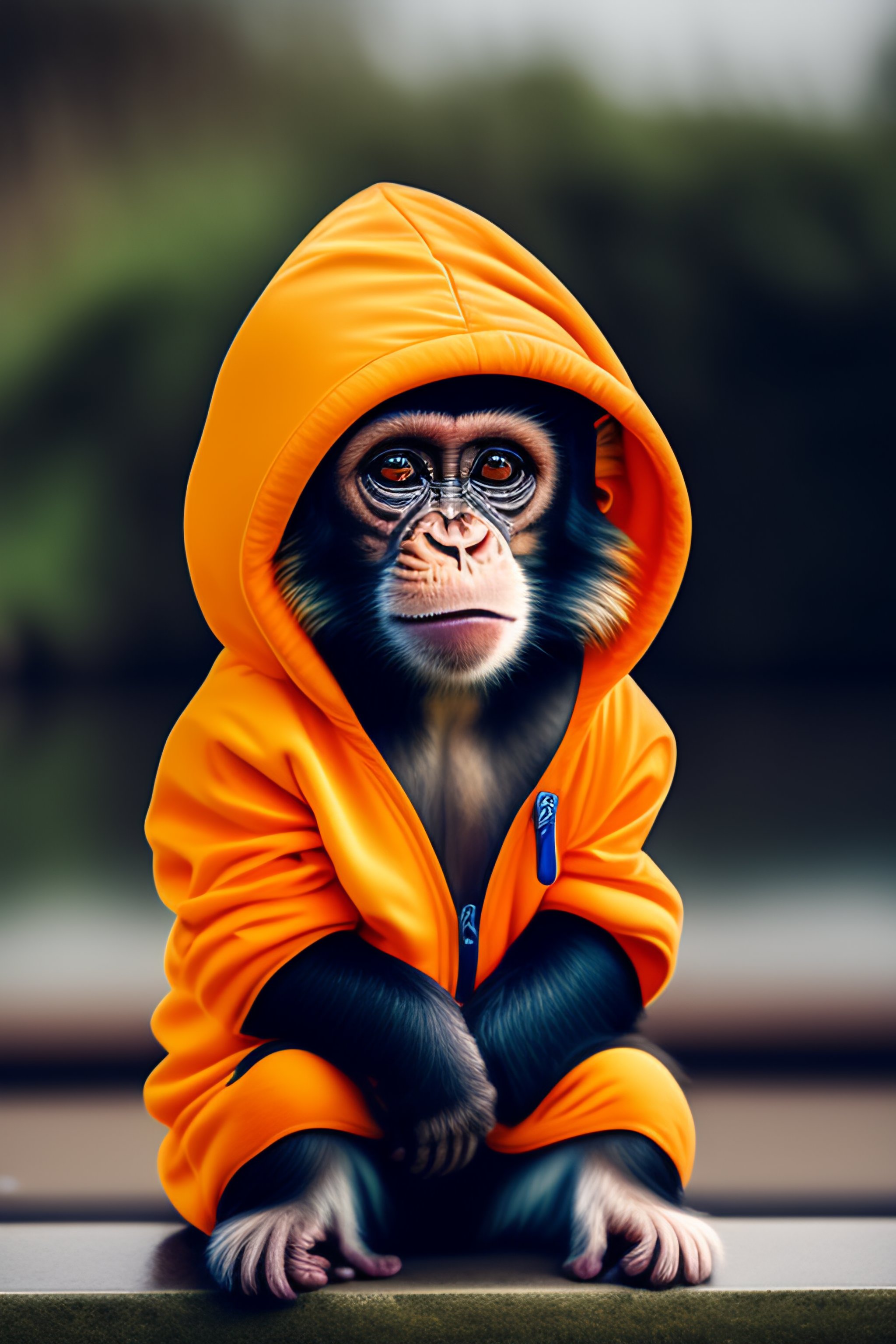 Lexica Monkey In Hoodie