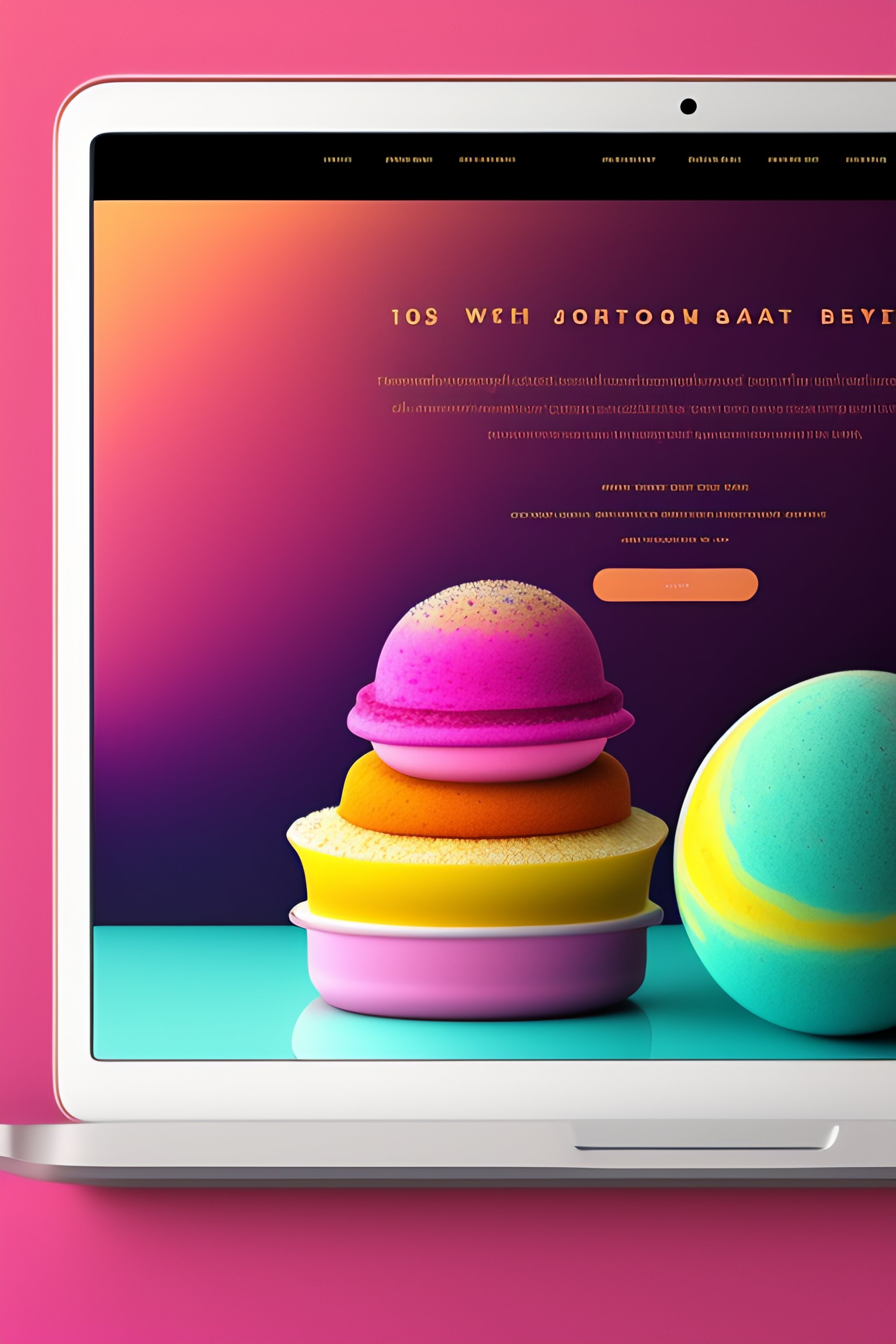 Lexica - A website for a bath bomb company, ui, ux