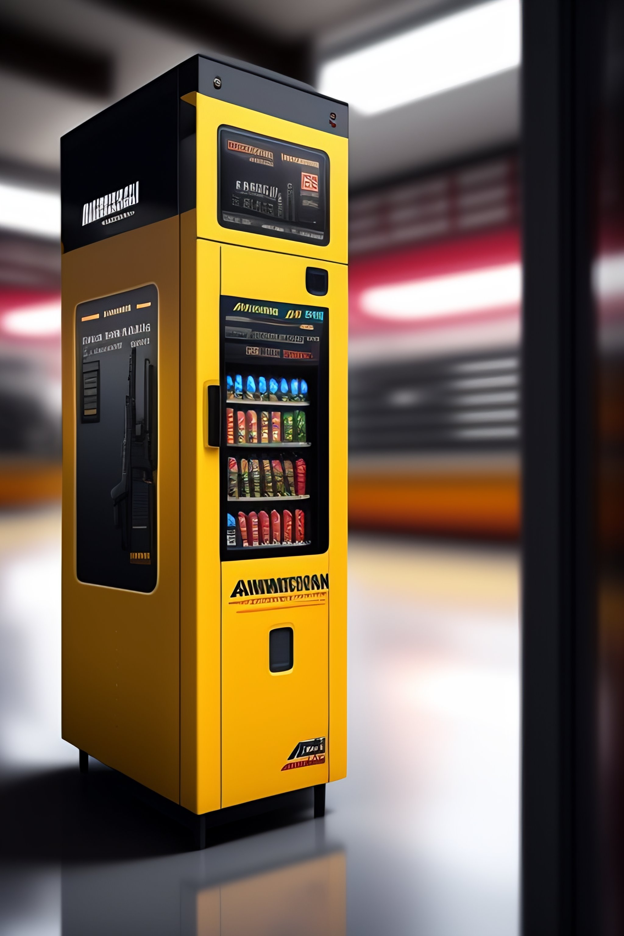 Lexica A vending machine for guns, pistols, and firearms