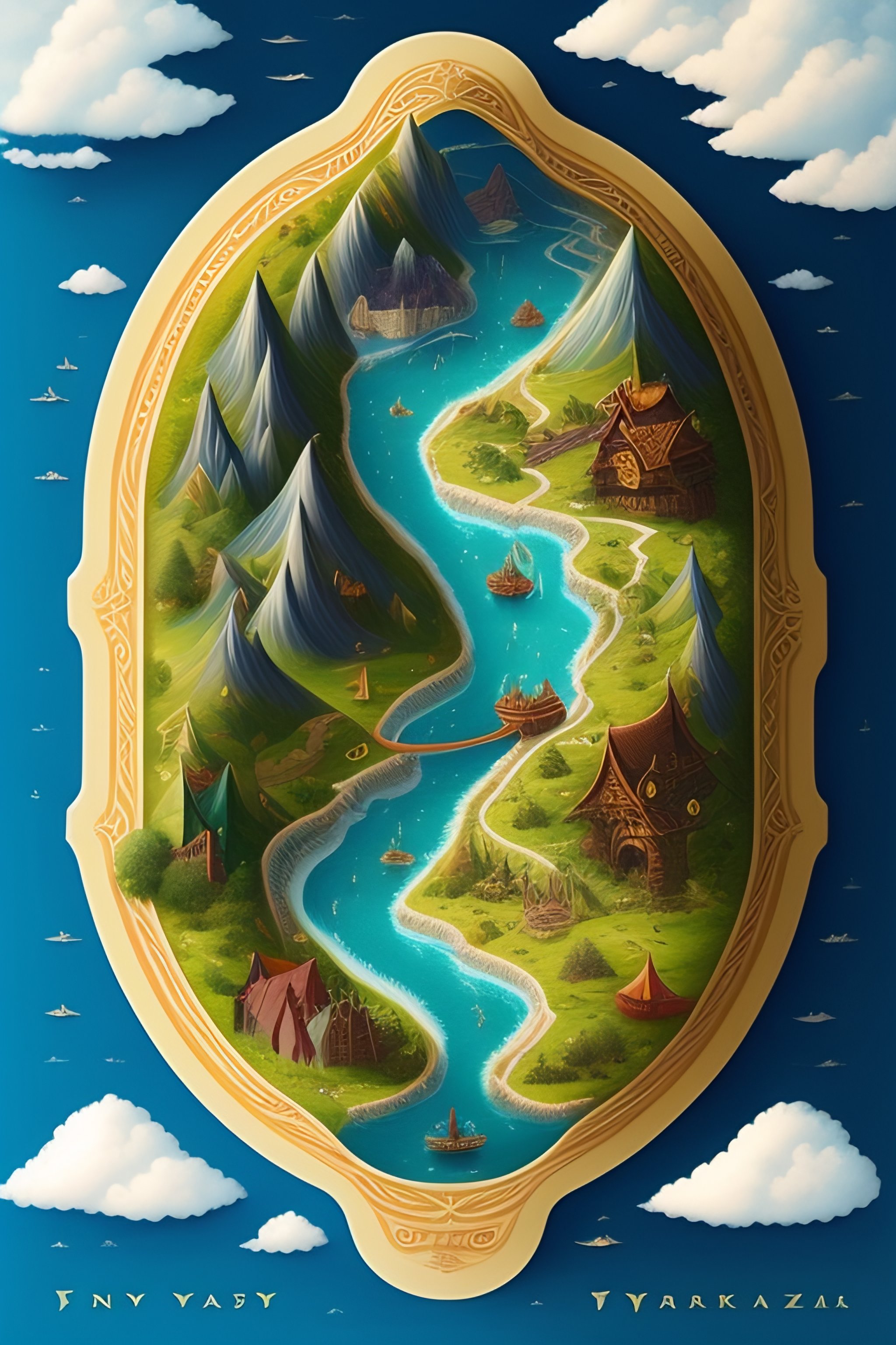 Lexica - Fantasy map