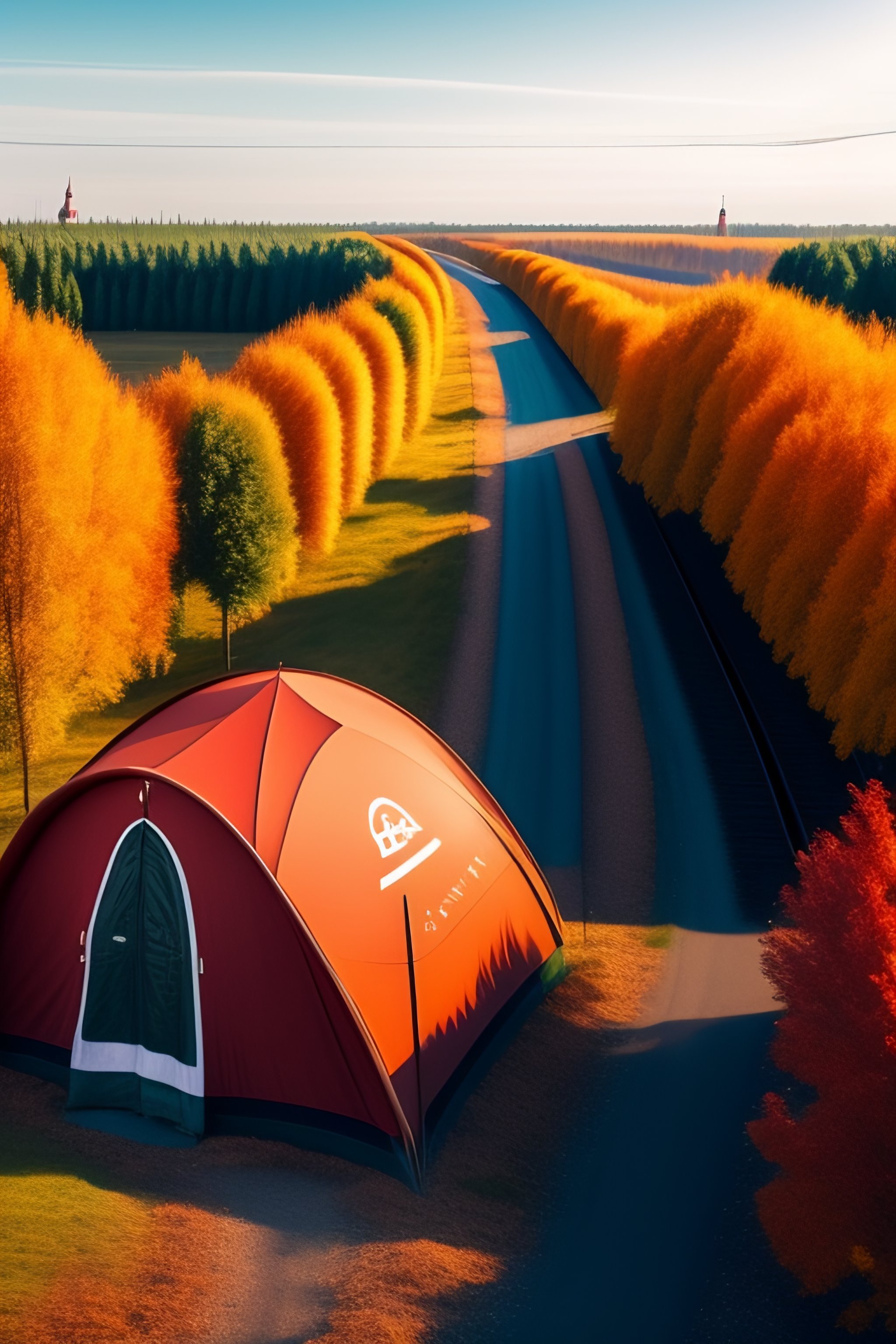 Lexica A SMALL SOVIET TOWN NEAR THE TRAIN STATION, A CIRCULAR ROAD