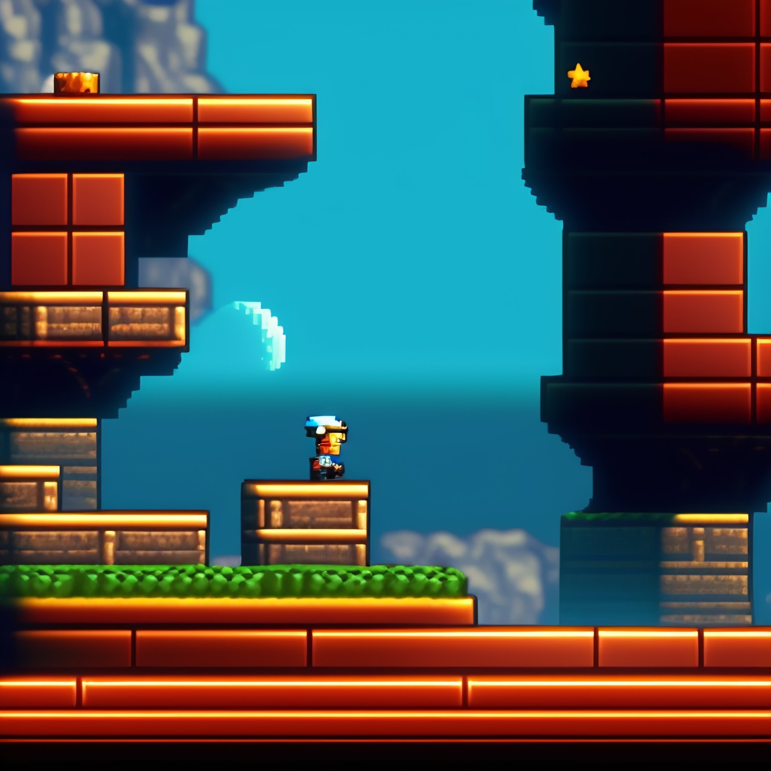 Lexica Ps1 platformer game screenshot