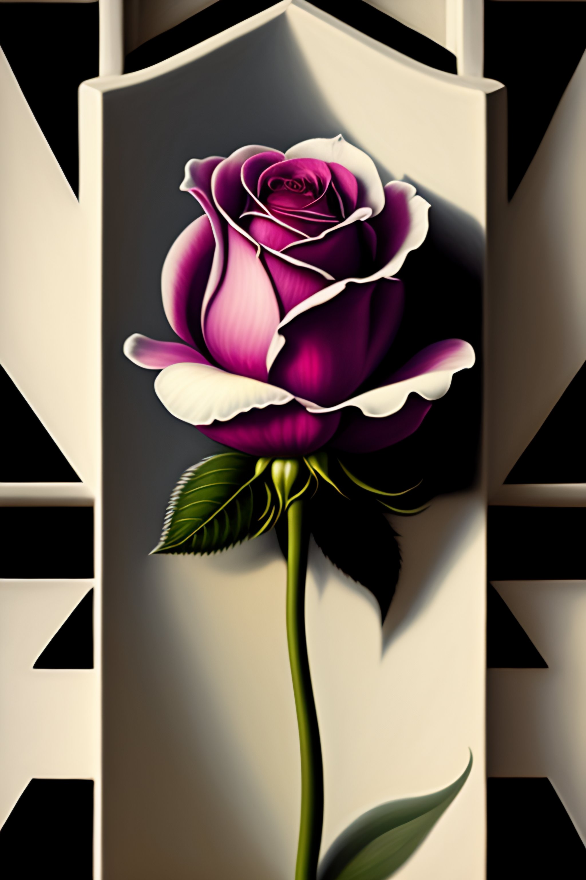 Lexica - Death carries a black flag decorated with a white, five-petal ...