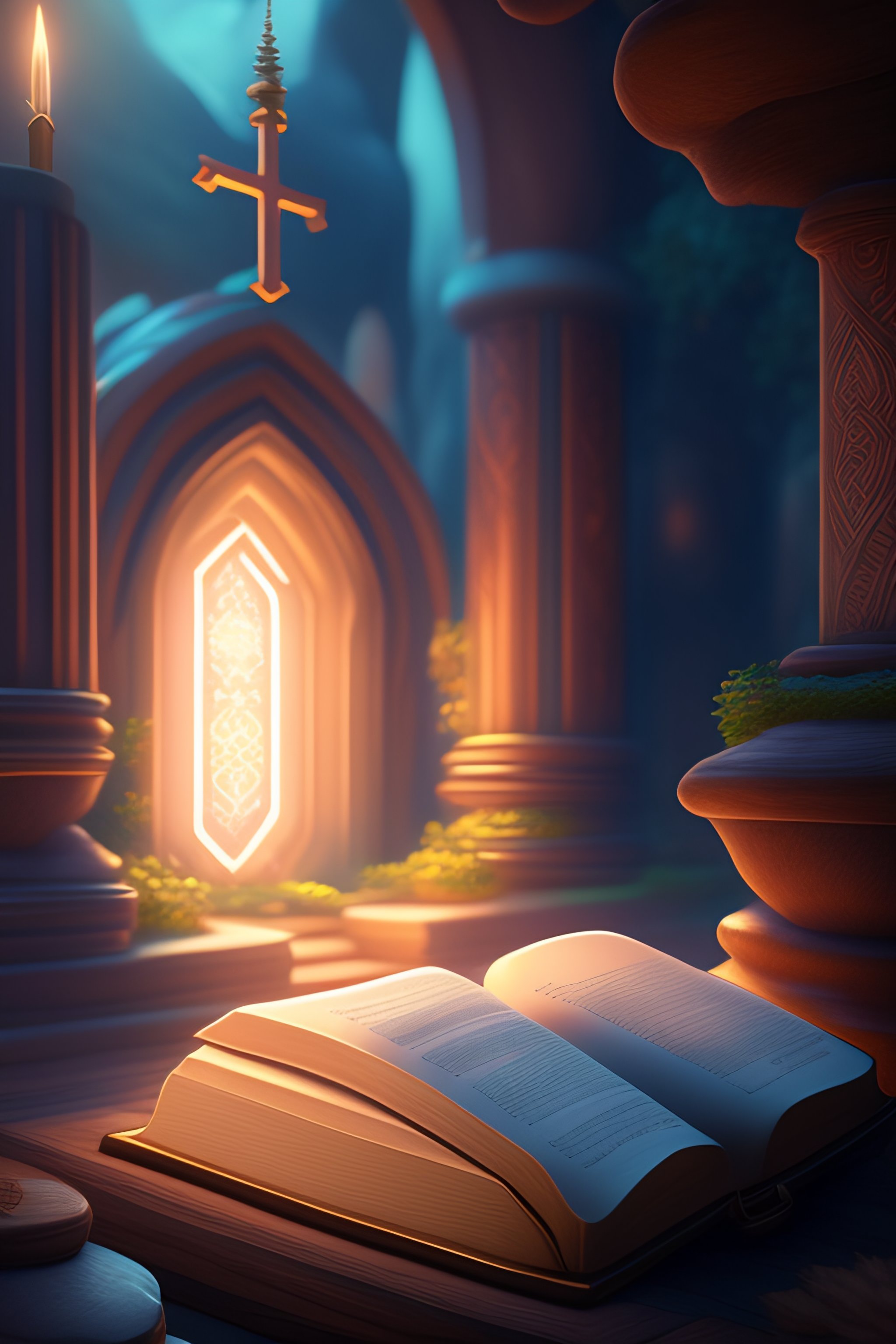 Lexica Kirby reading the bible, religious, christianity, video game