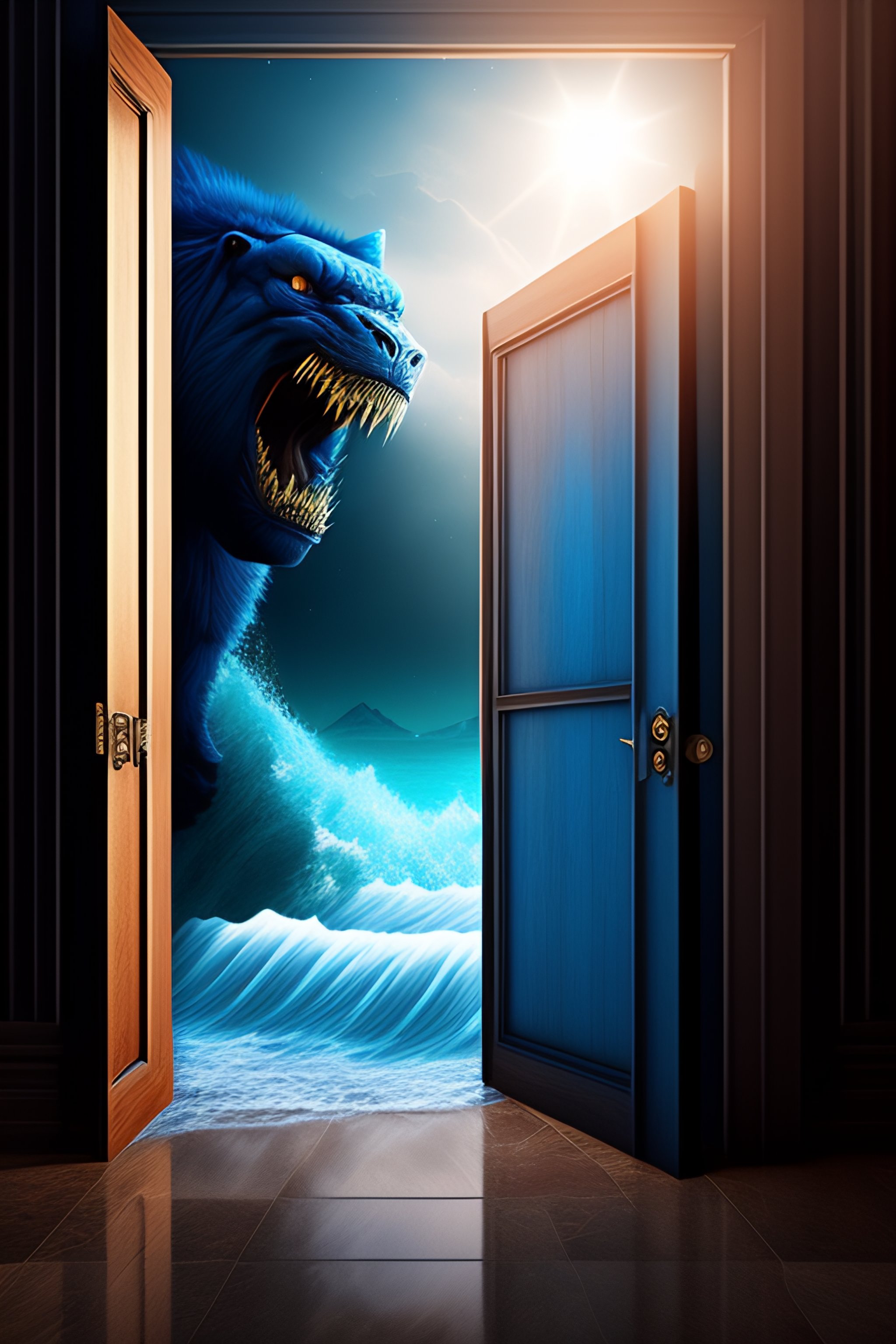 Captivating Doors Rush Art