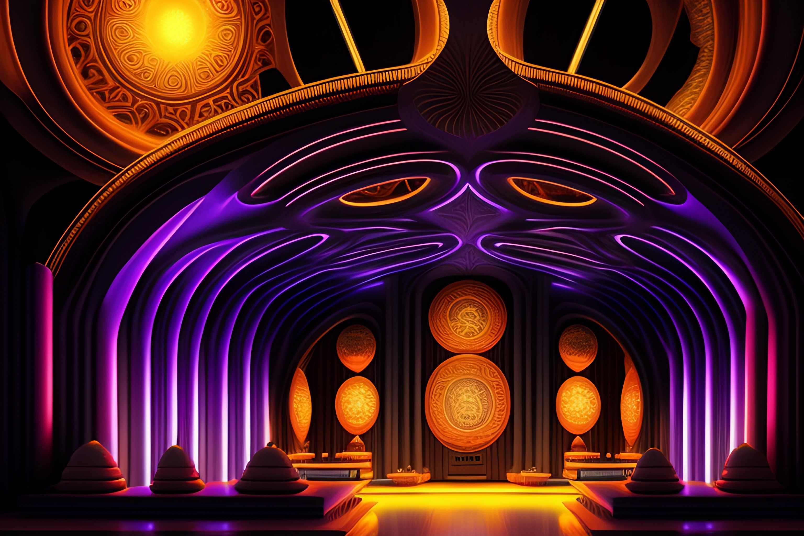 Lexica - Magic mushroom temple in the style of H.R. Giger,alex grey