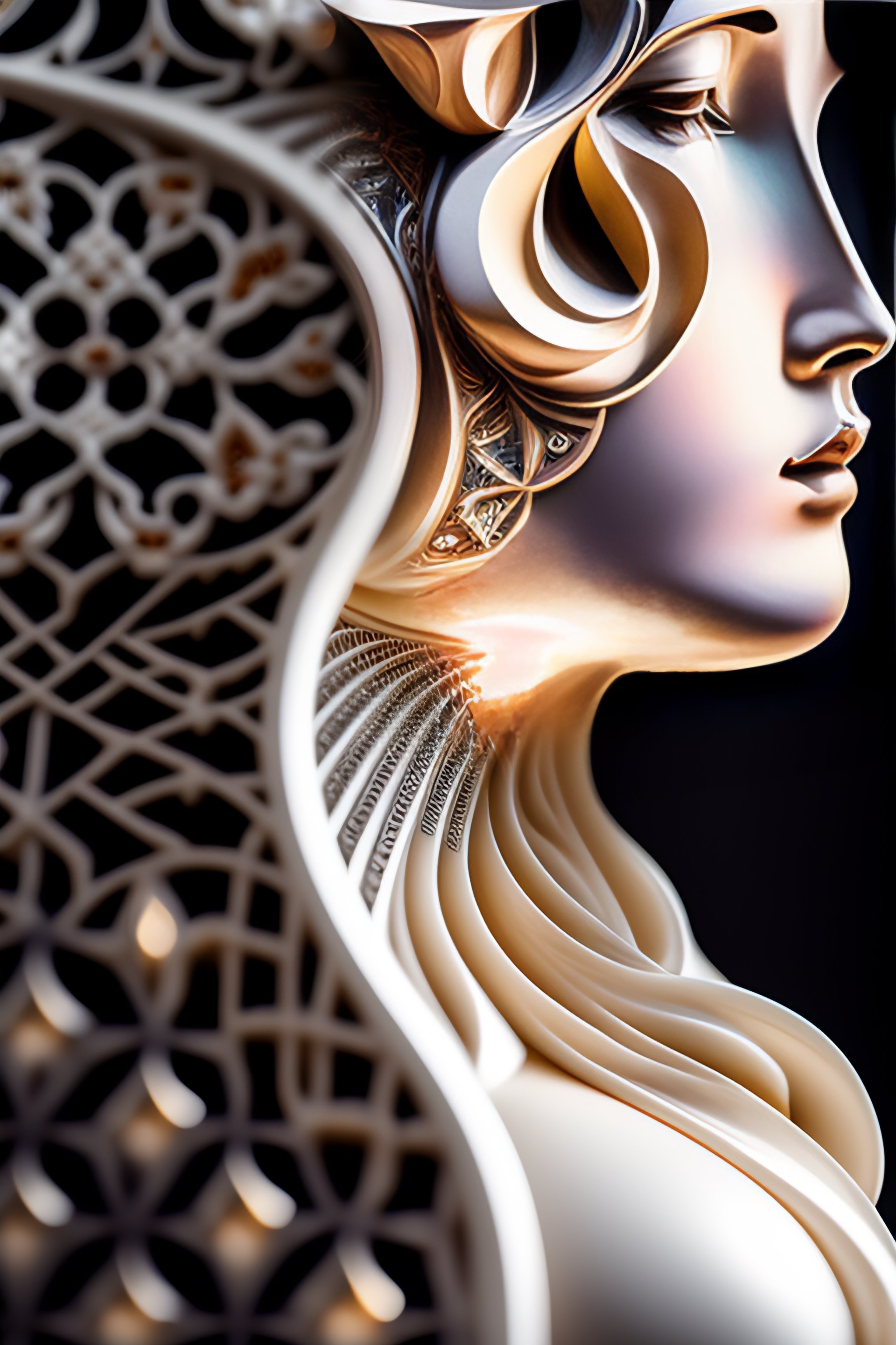 Lexica - Highly detailed beautiful organic molding, art nouveau, sharp ... - Highly Detailed Moulding