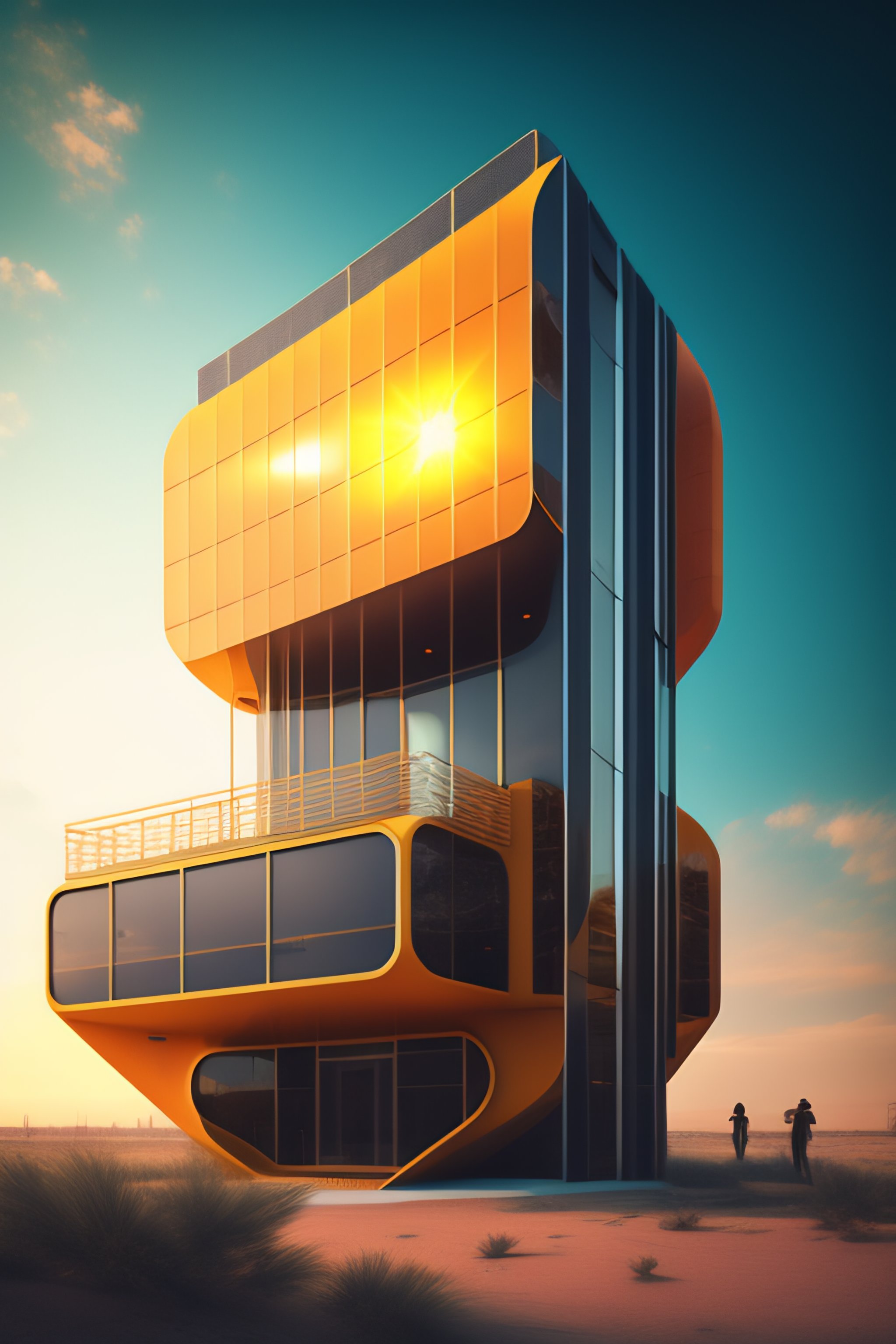 Lexica - Solar Punk Building
