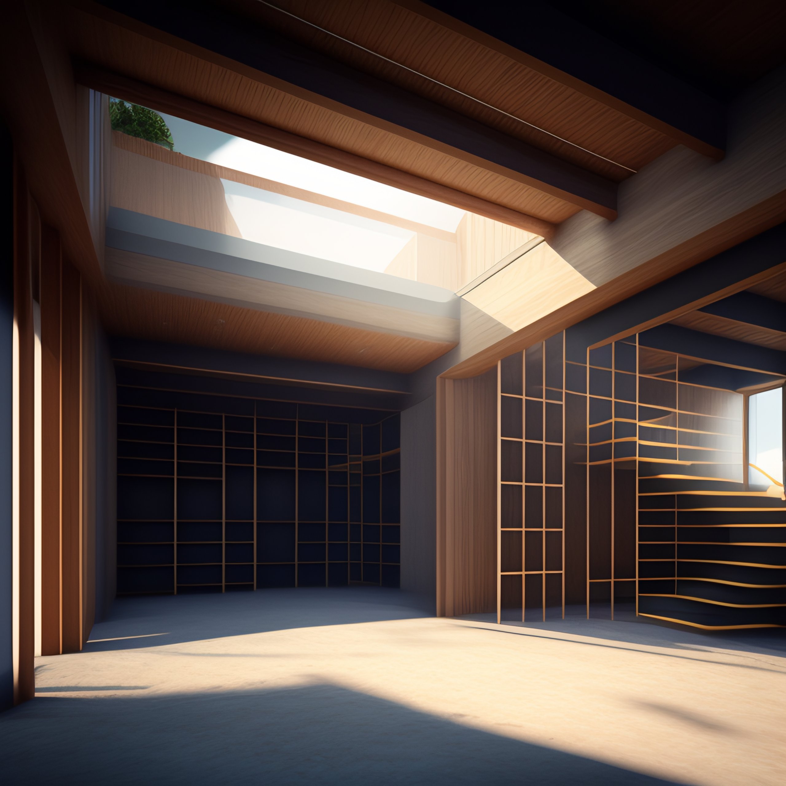 Lexica - Construction of interior, realistic