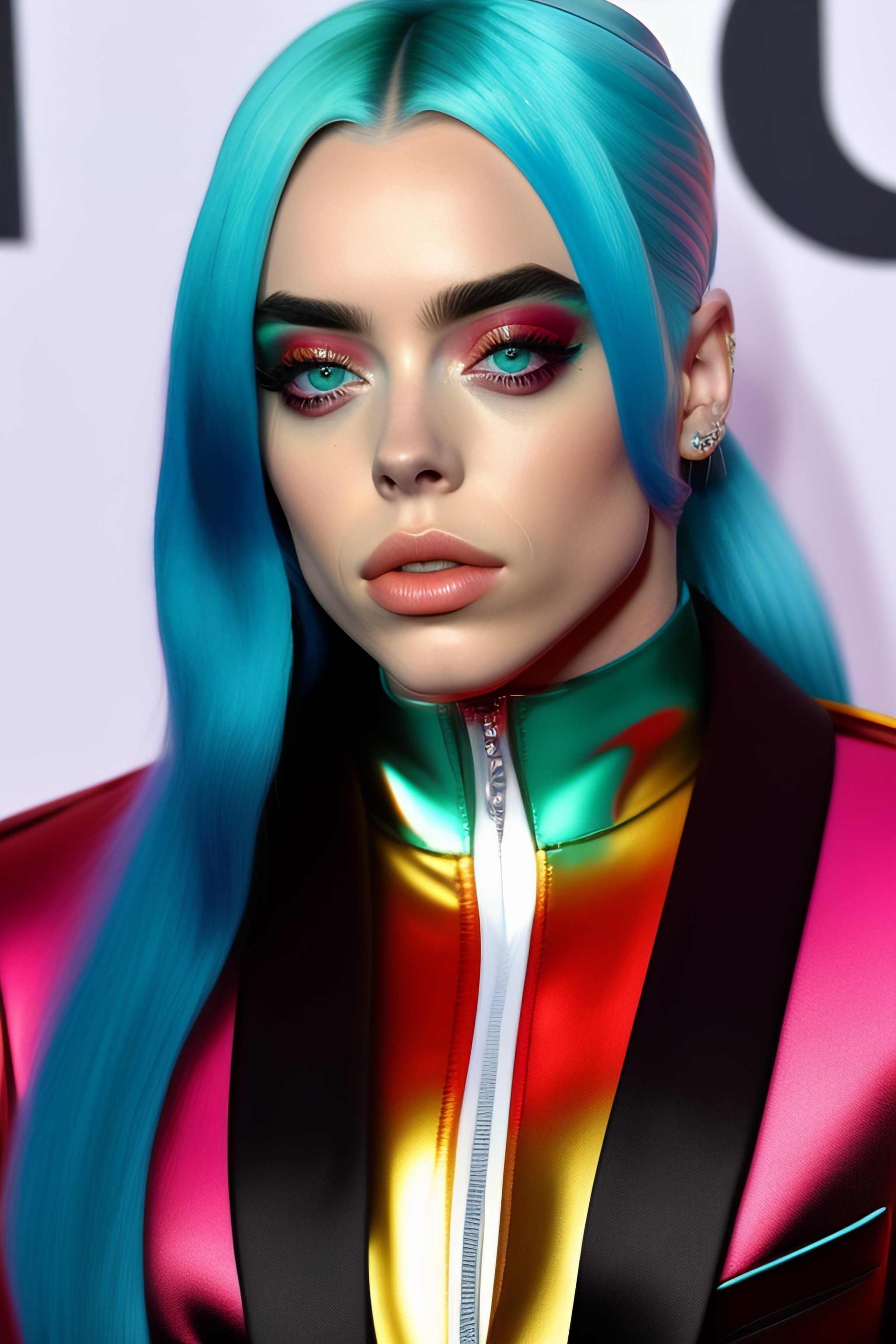 Lexica Close Up Of Billie Eilish