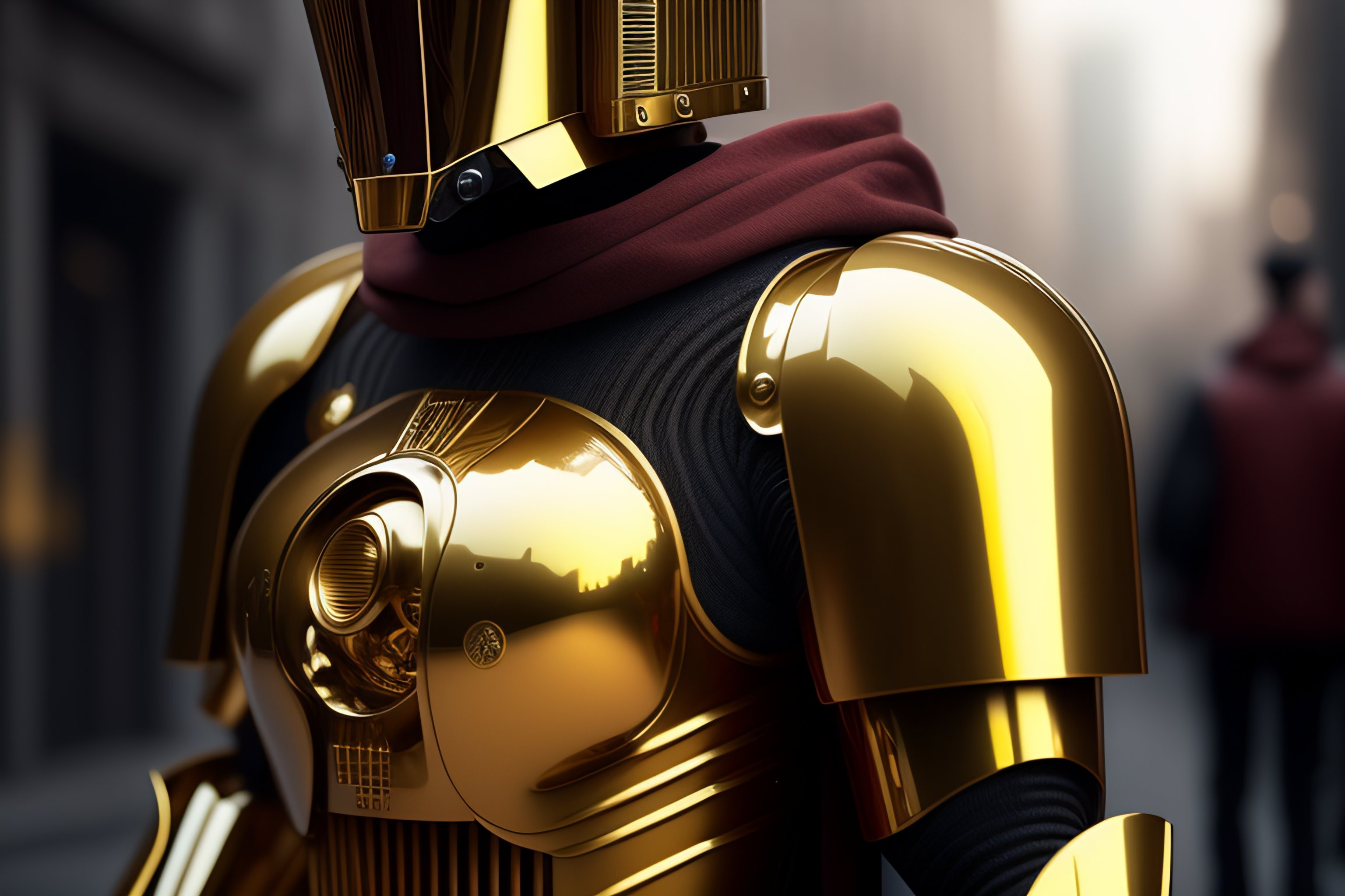 Lexica Hyperrealistic Cyberpunk C 3p0