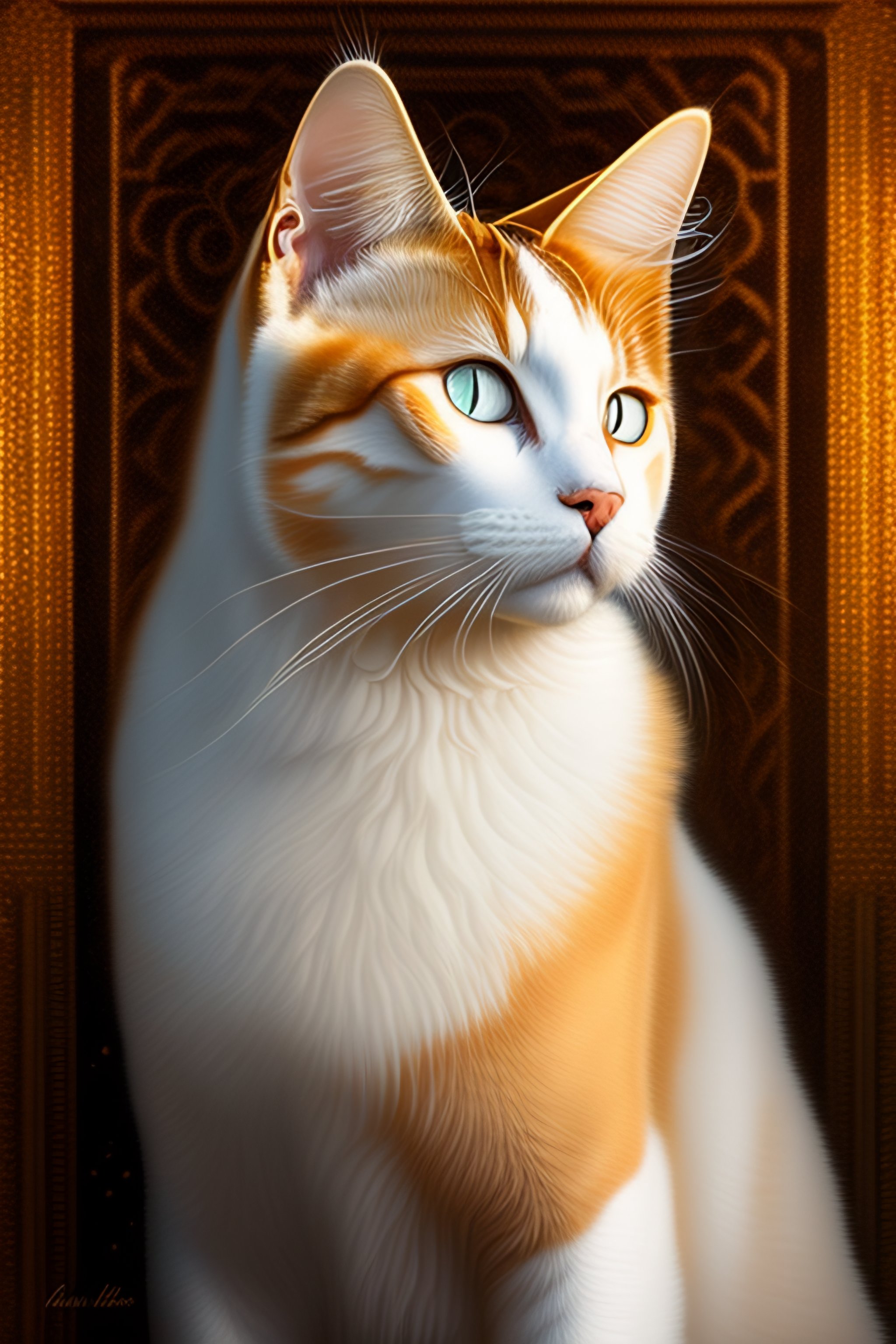 Bristol, CHAT Européen à la robe Blanc et roux