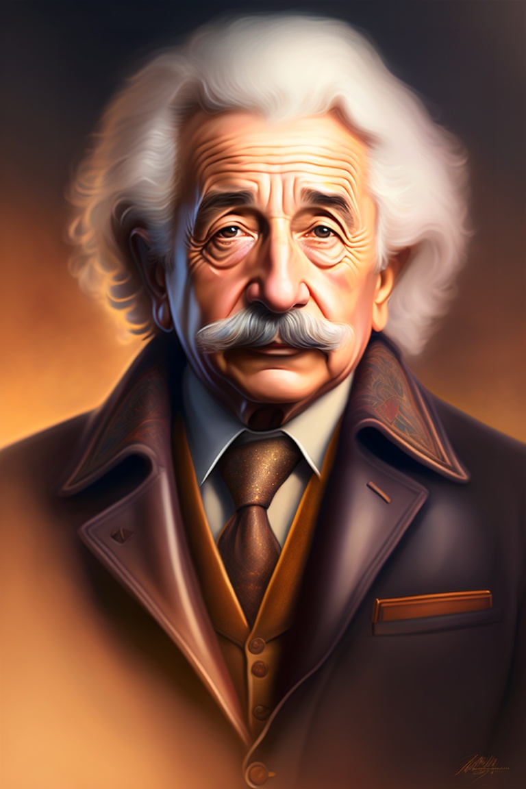 Lexica - Perfectly-centered portrait of Albert Einstein , highly ...