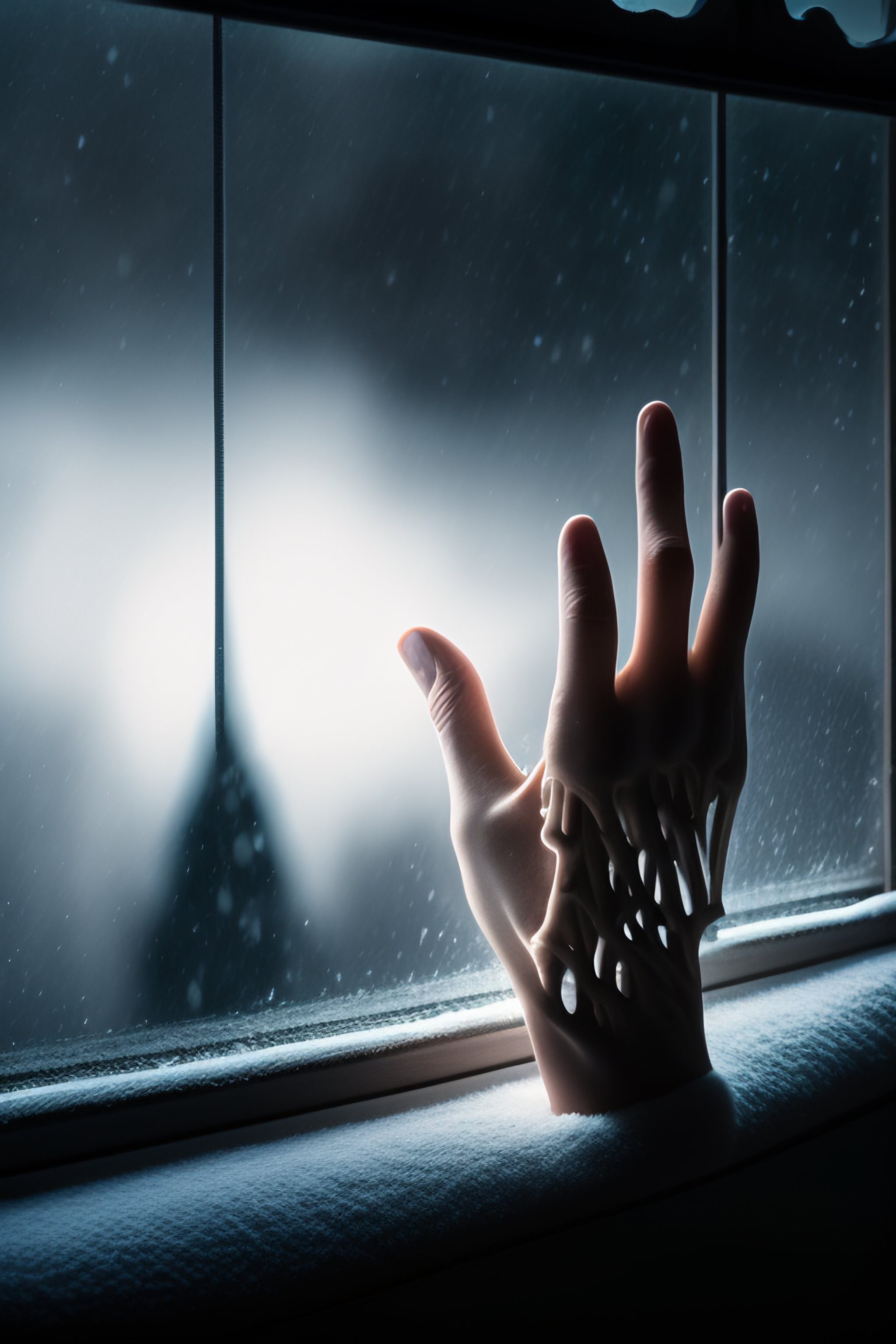 Lexica The wind howled through the night, and with each gust, I could hear something tapping