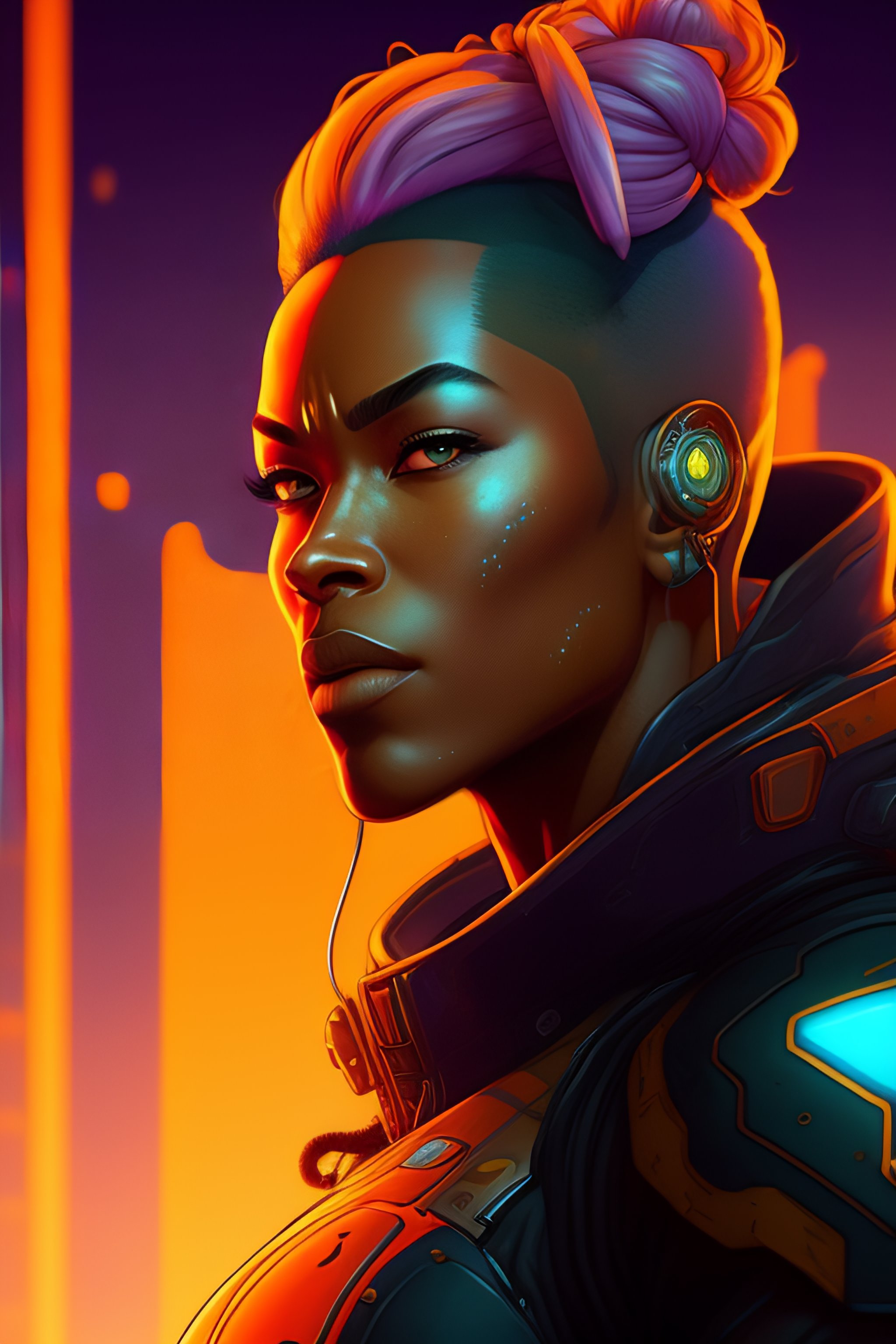 Lexica - A study of cell shaded portrait of james cameron cyborg as ...