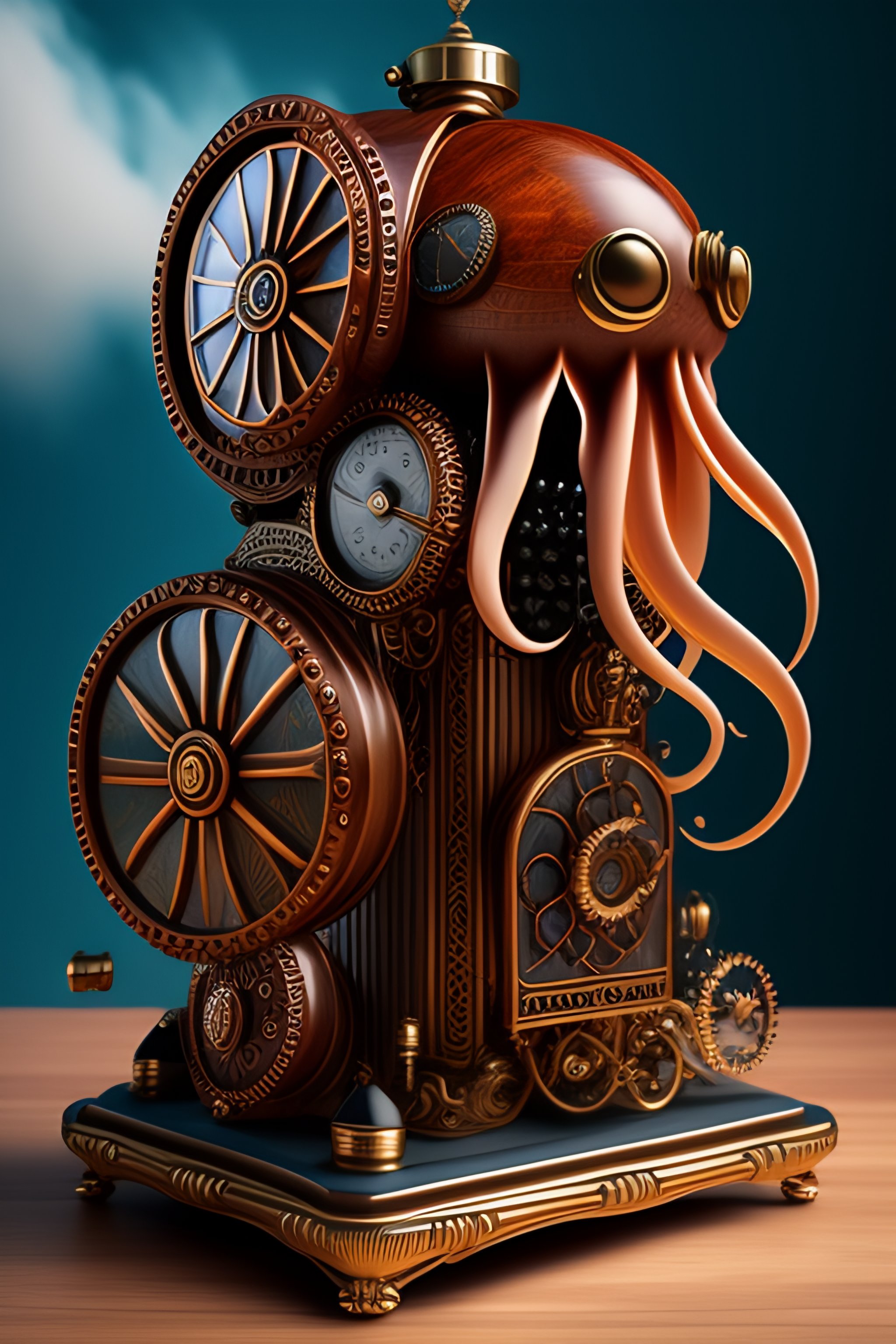 Lexica - Octopus steampunk machine