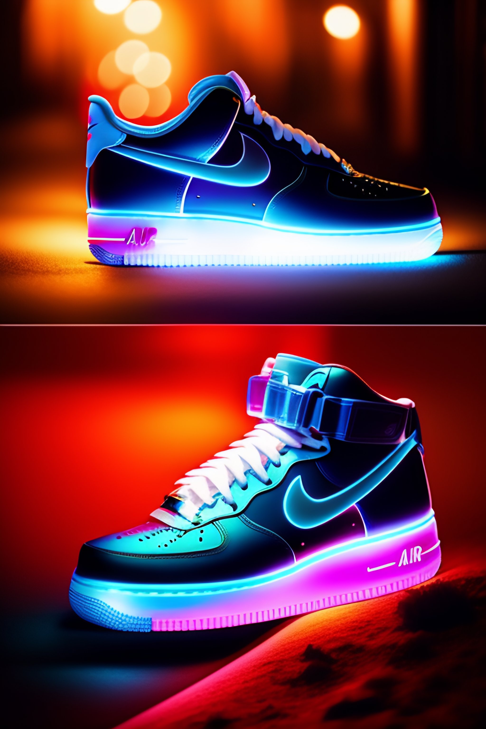 Light up nike air force ones on sale