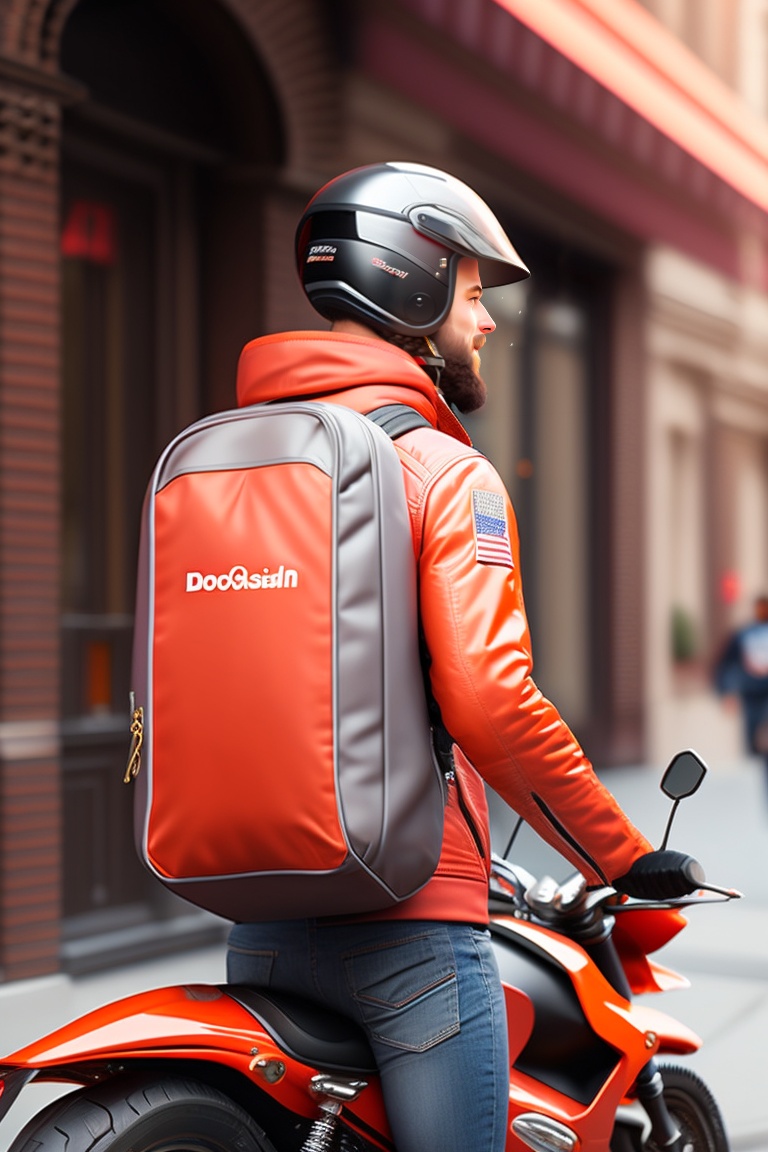 Doordash with hot sale motorcycle