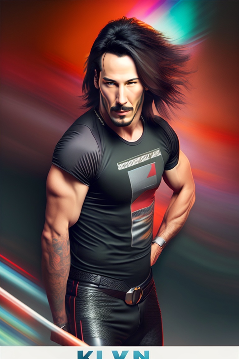 Lexica - Keanu Reeves as a punk rock star