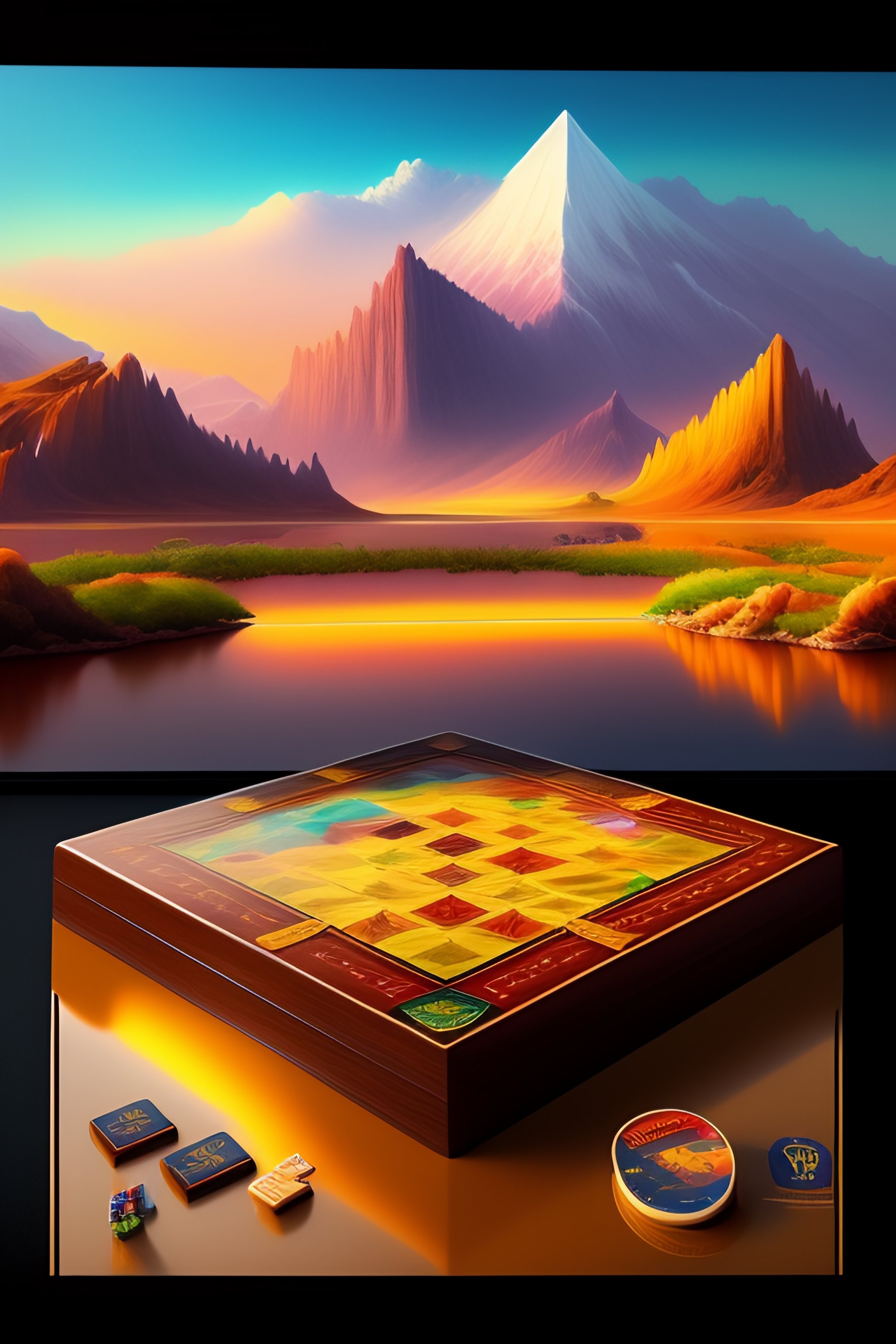 Lexica - A brand new board game that nobody has ever seen in photo realism