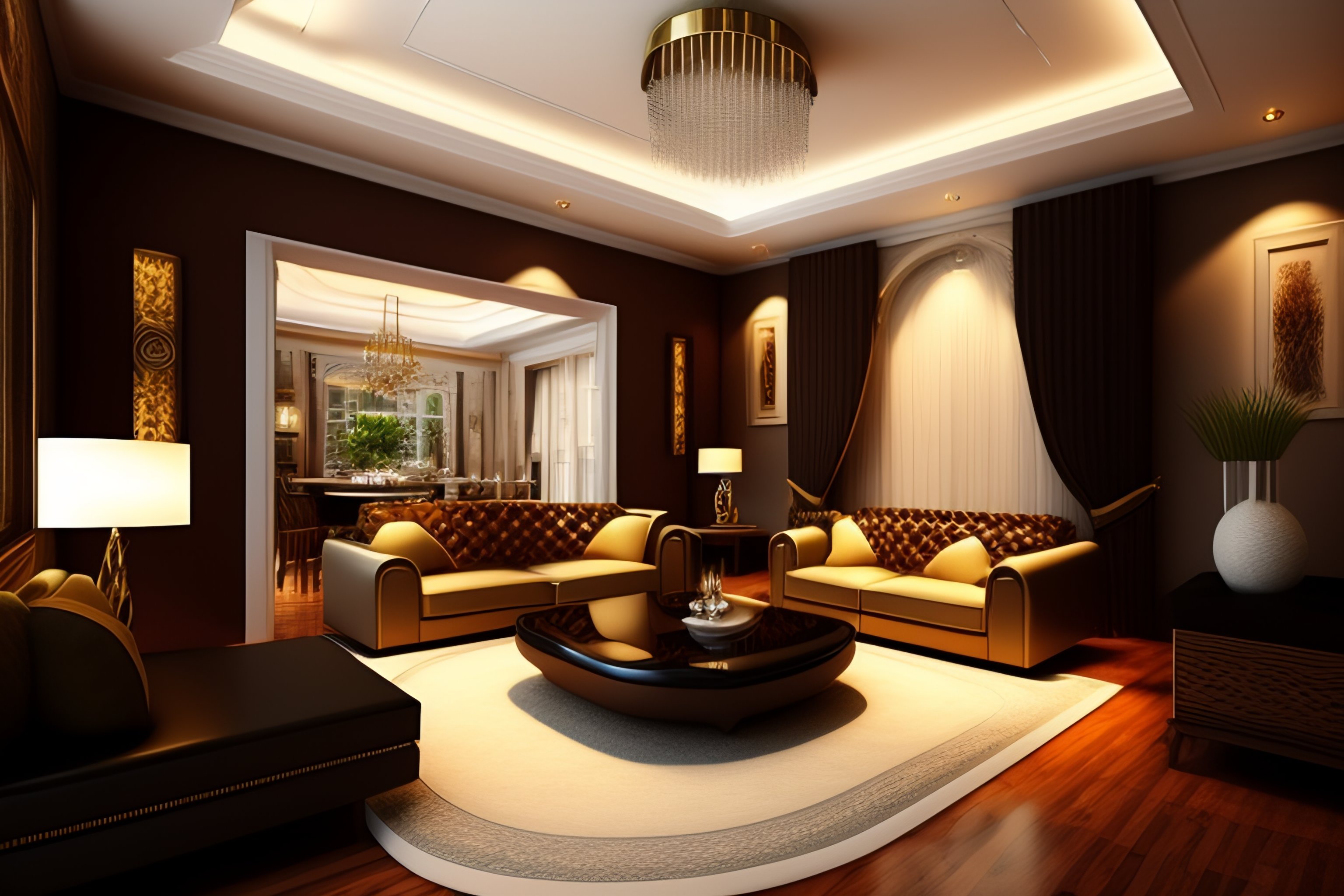 Lexica - Interior house , elegant , family room