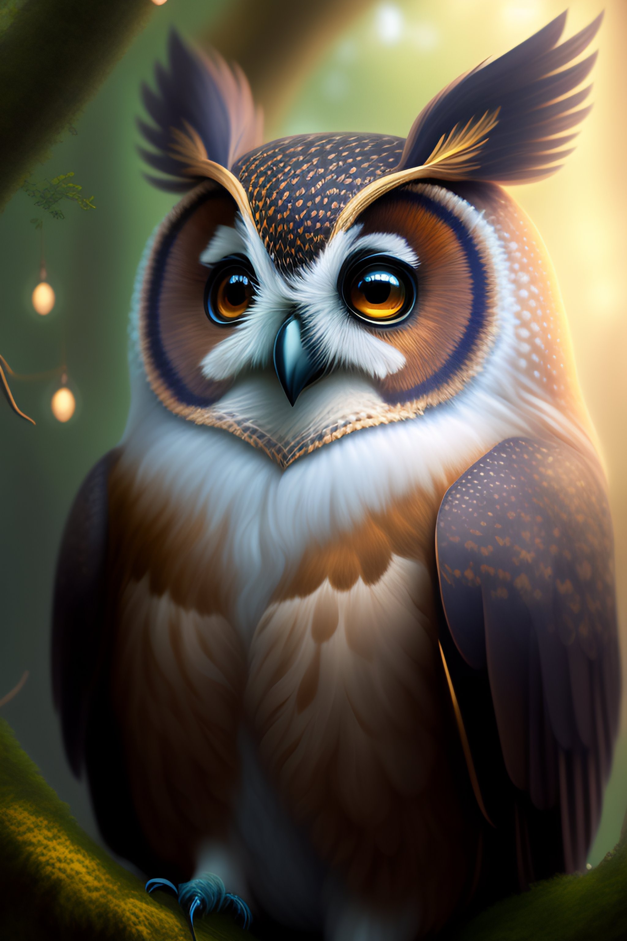 cute owl art