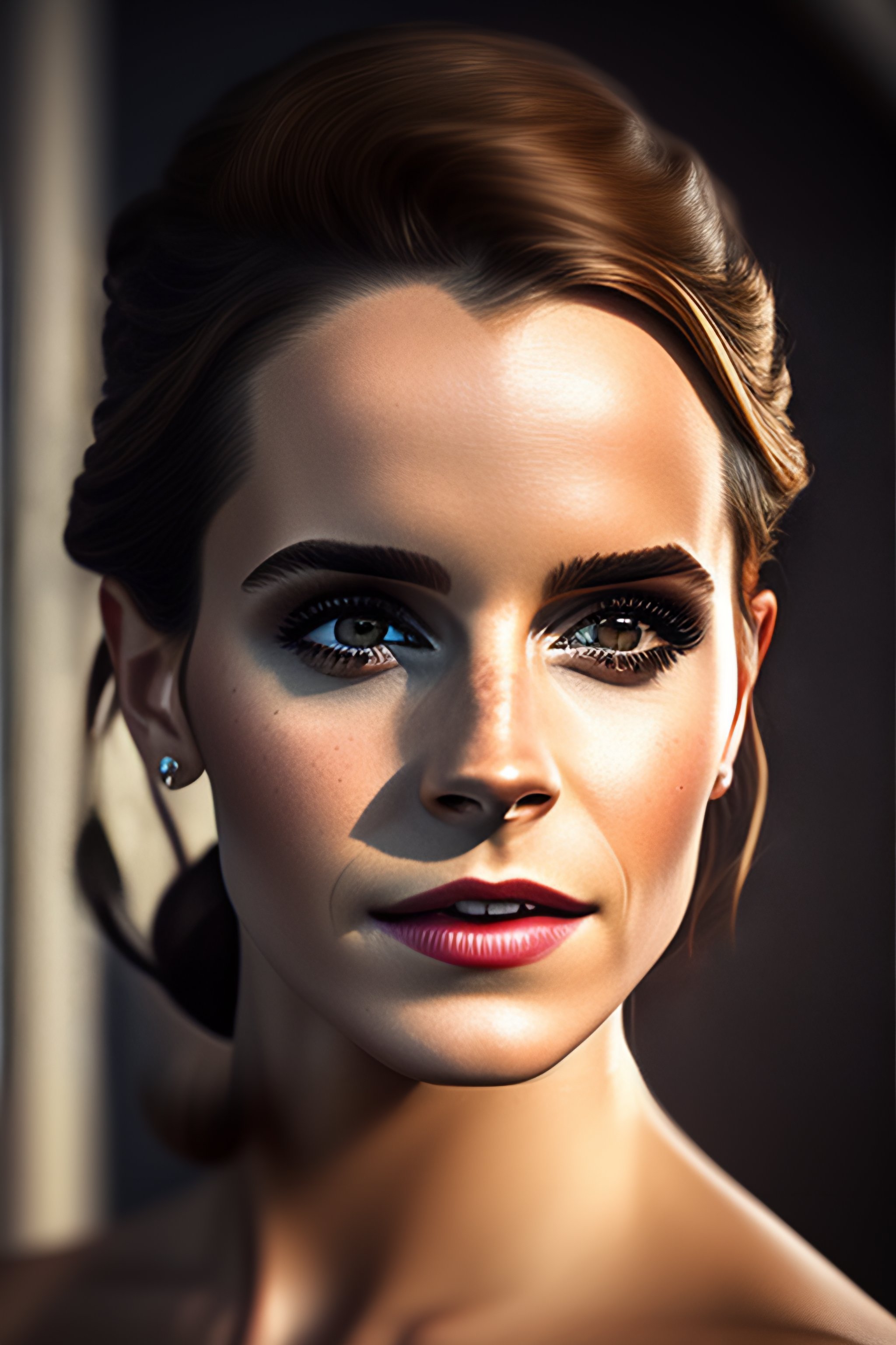 Lexica - Portrait of Emma Watson a stunningly beautiful alluring and ...