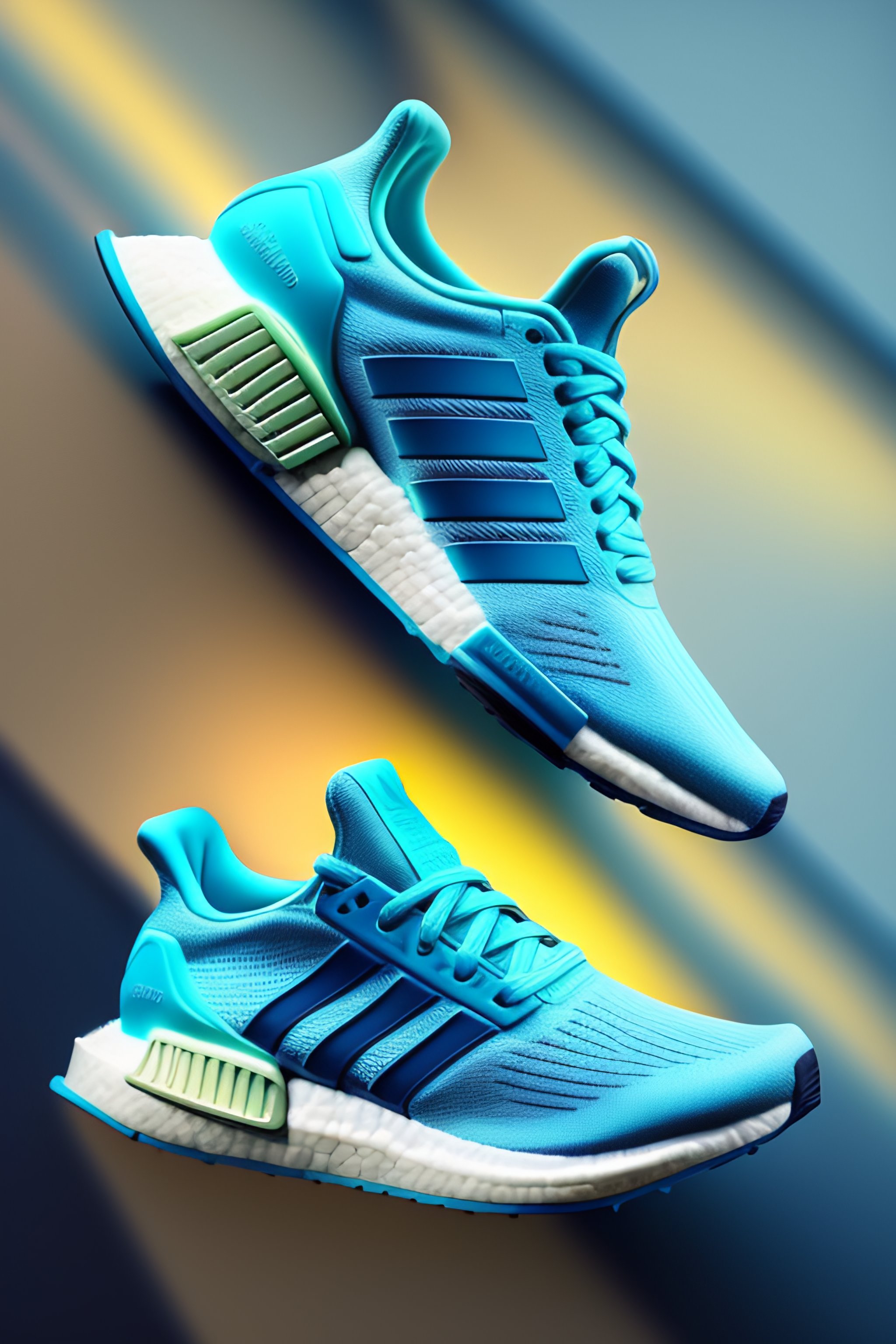 Lexica - Light blue adidas shoes for running sketch