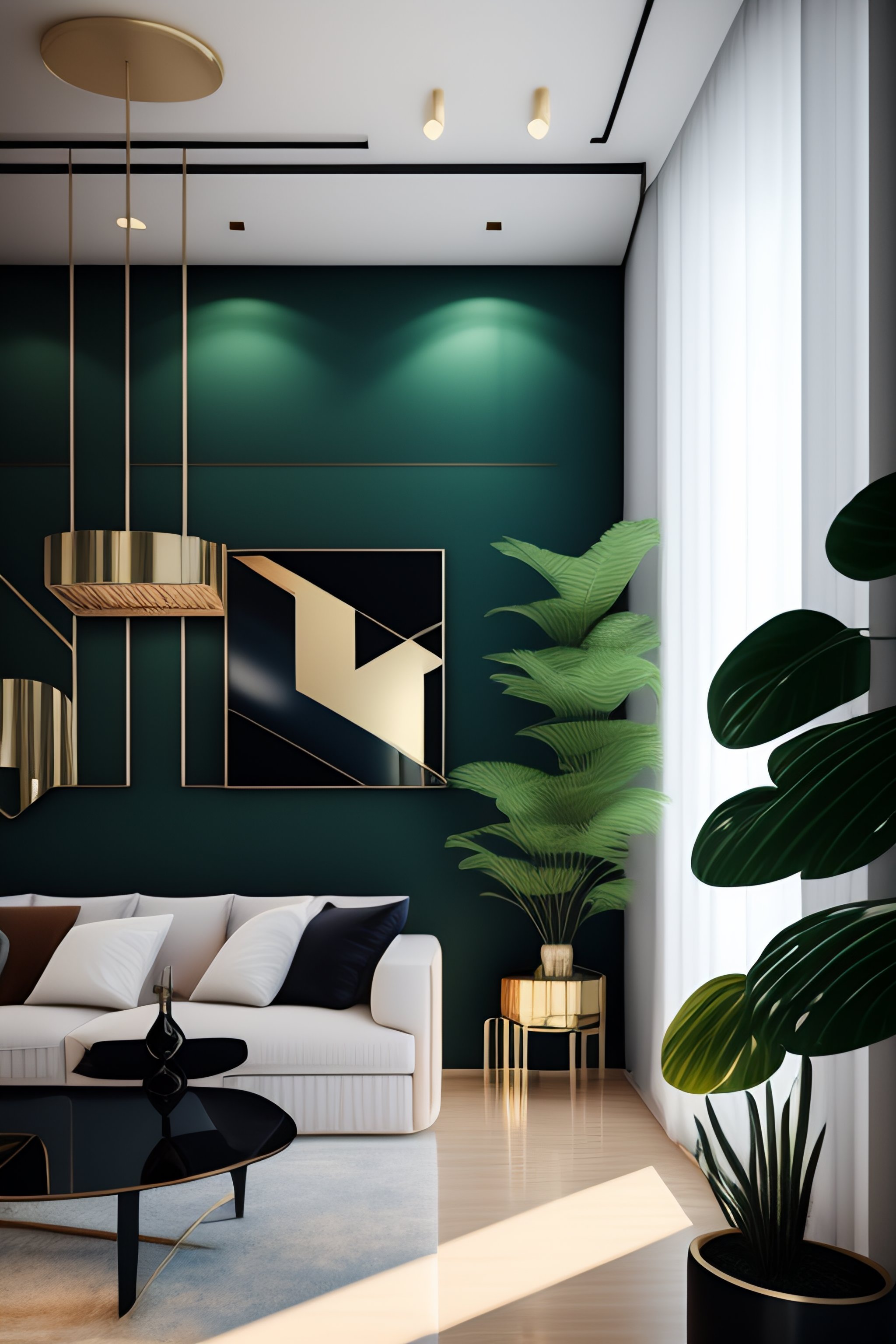 Lexica - Interior of luxury condominium with minimalist furniture and ...