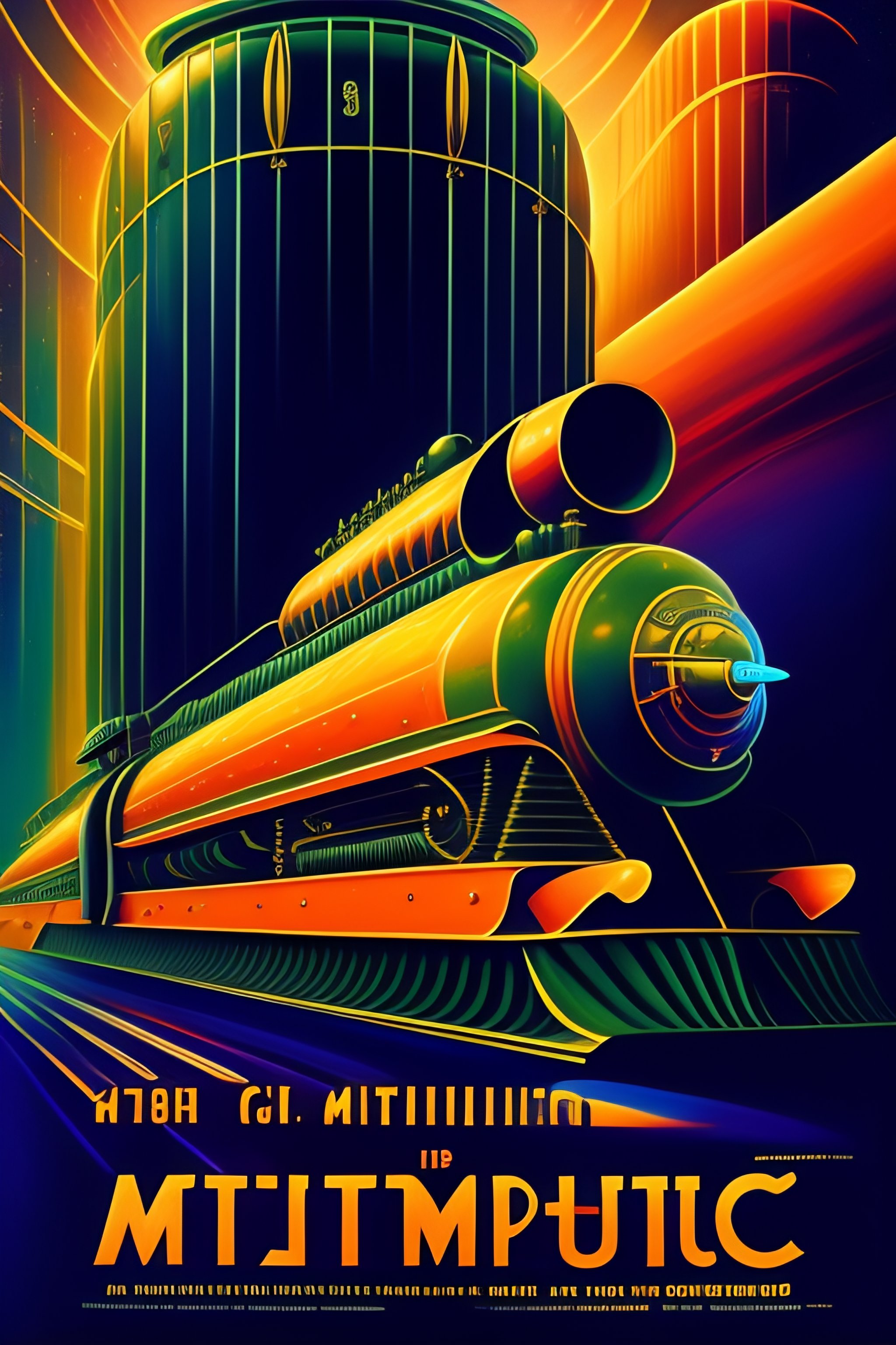 Lexica Detailed 1 9 3 0 s style movie poster, retrofuturistic