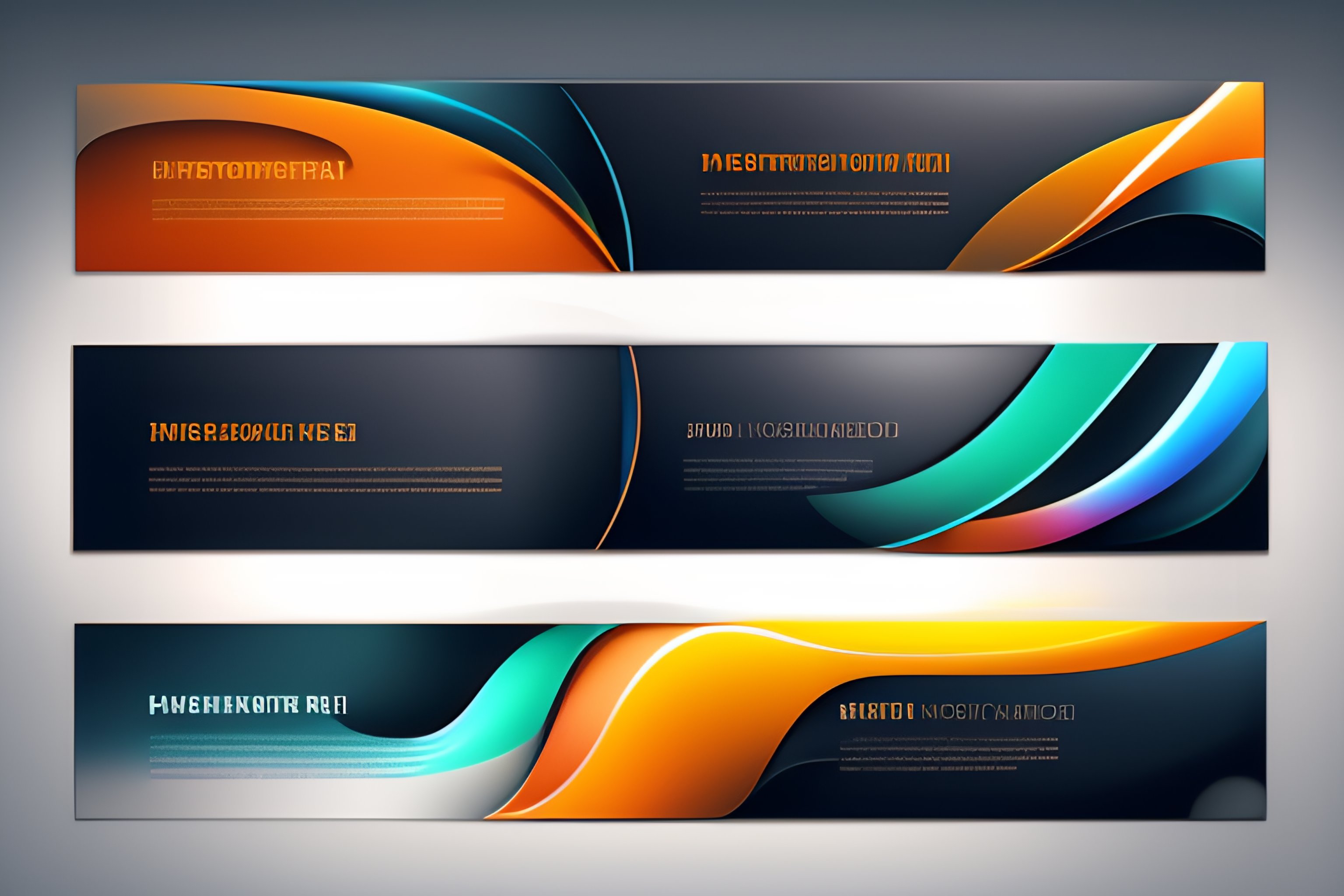 Lexica - Web design website banner header design Royalty Free Vector