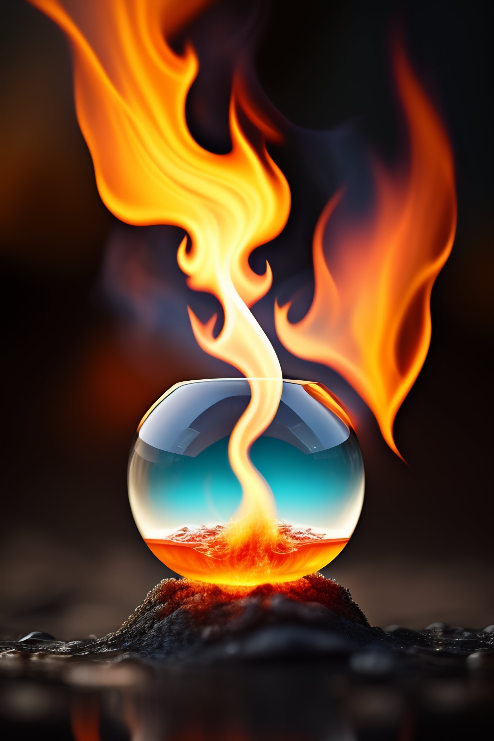 Lexica Water combined with fire