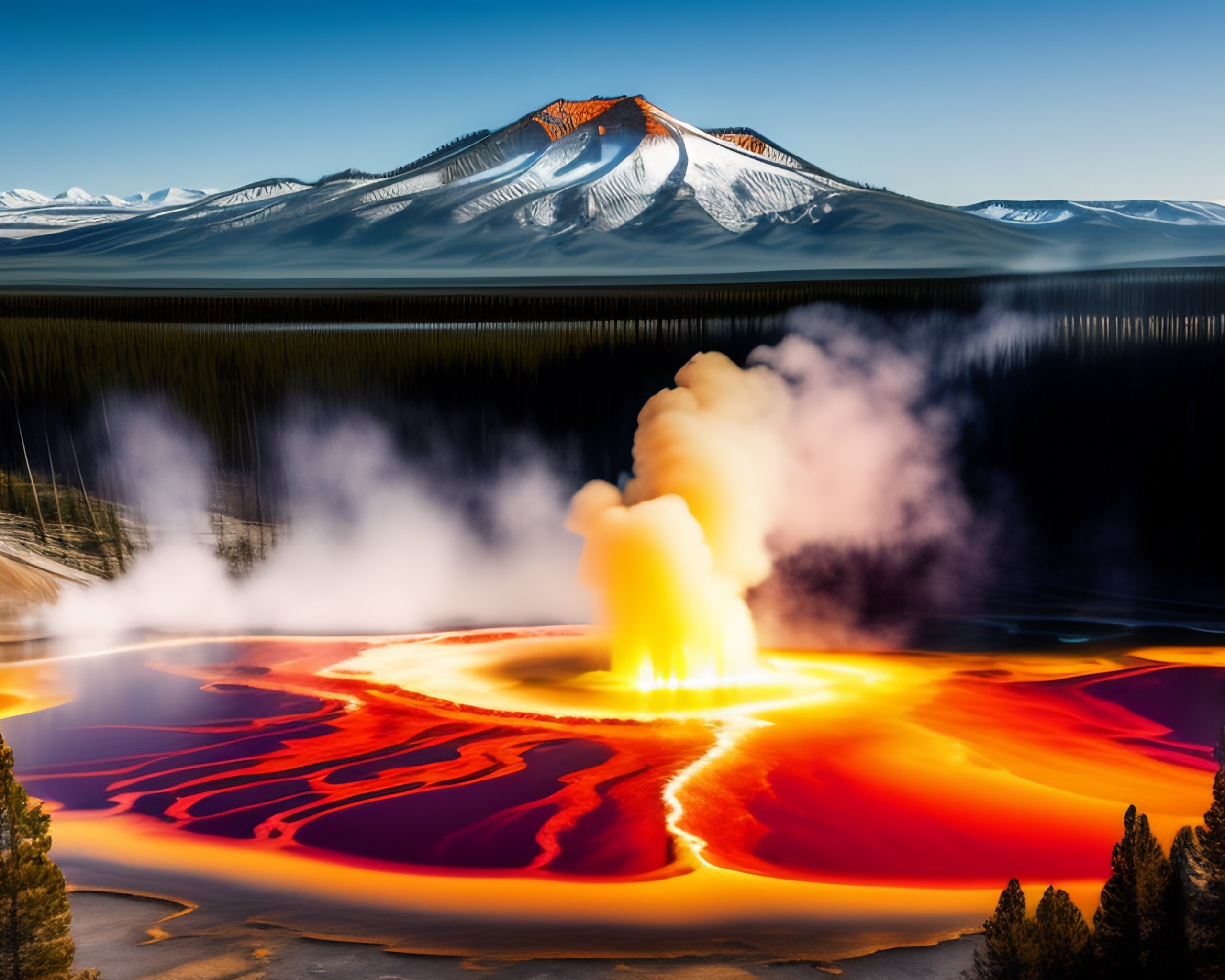 Lexica Yellowstone supervolcano eruption