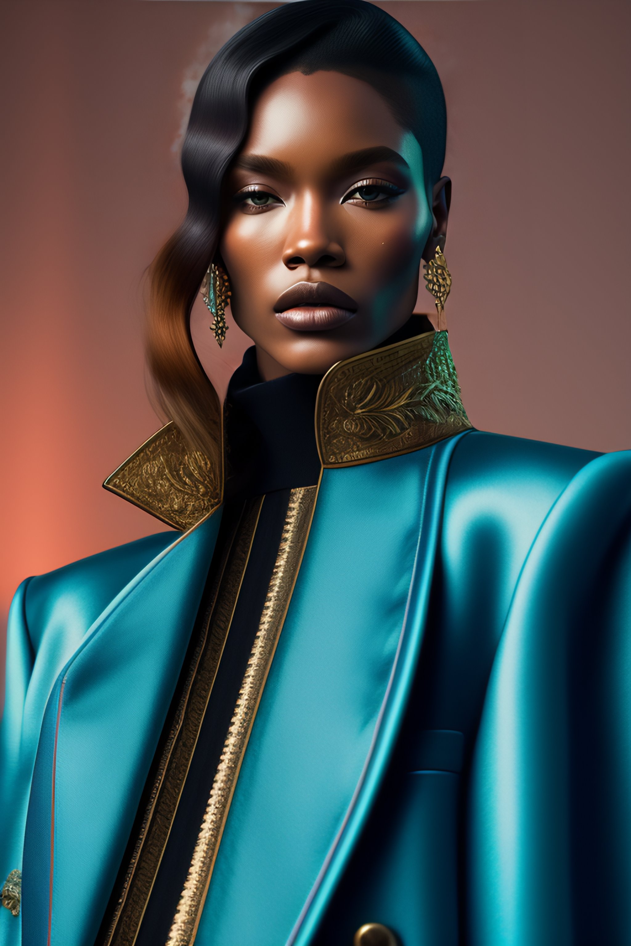 Lexica - An award-winning closeup photo of a female model wearing a ...
