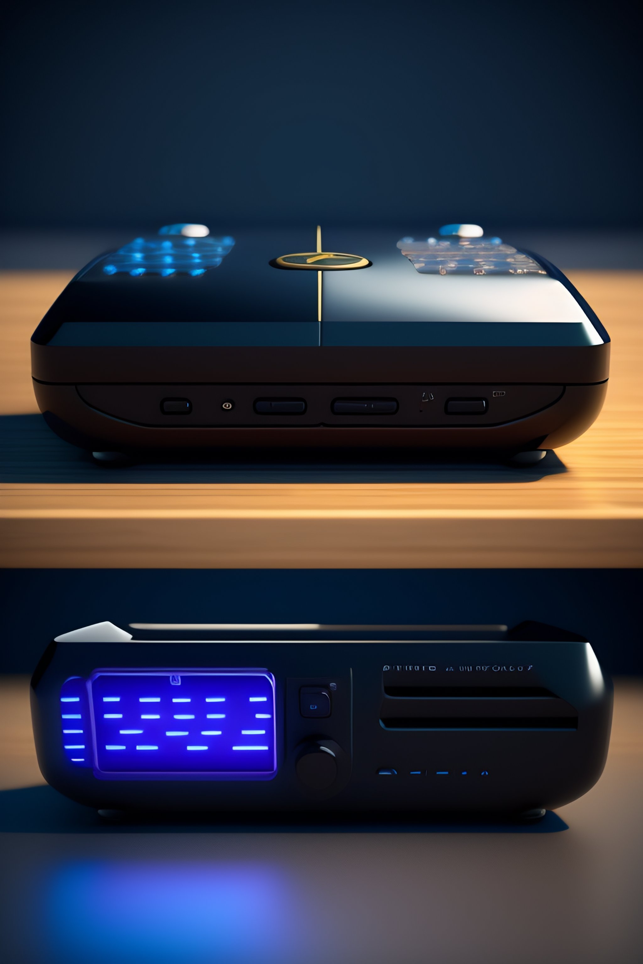 Lexica - Game console made of water, organic, photorealistic ...