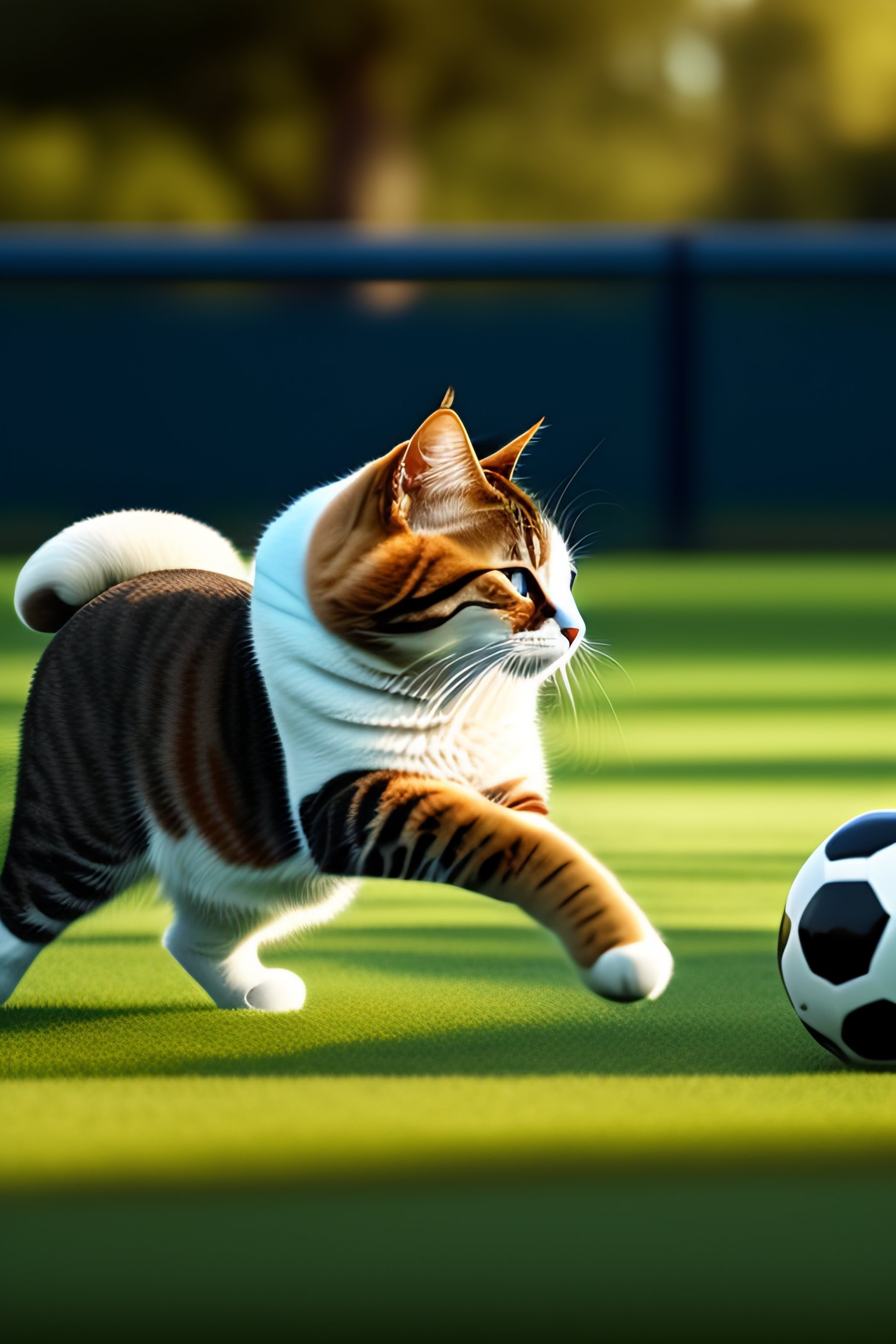 soccer cat