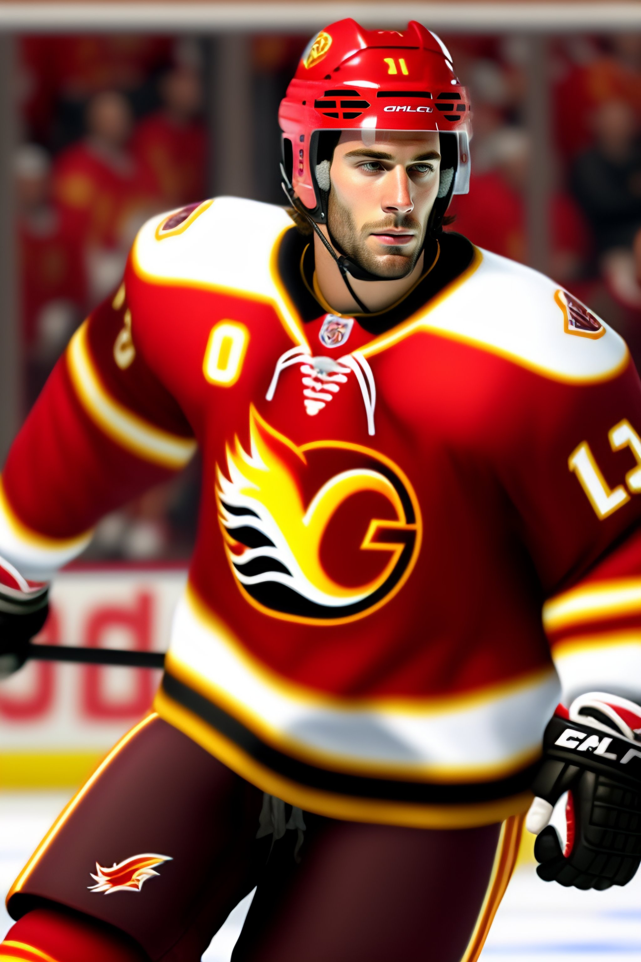 Lexica - Calgary Flames uniform for EA Sport NHL09