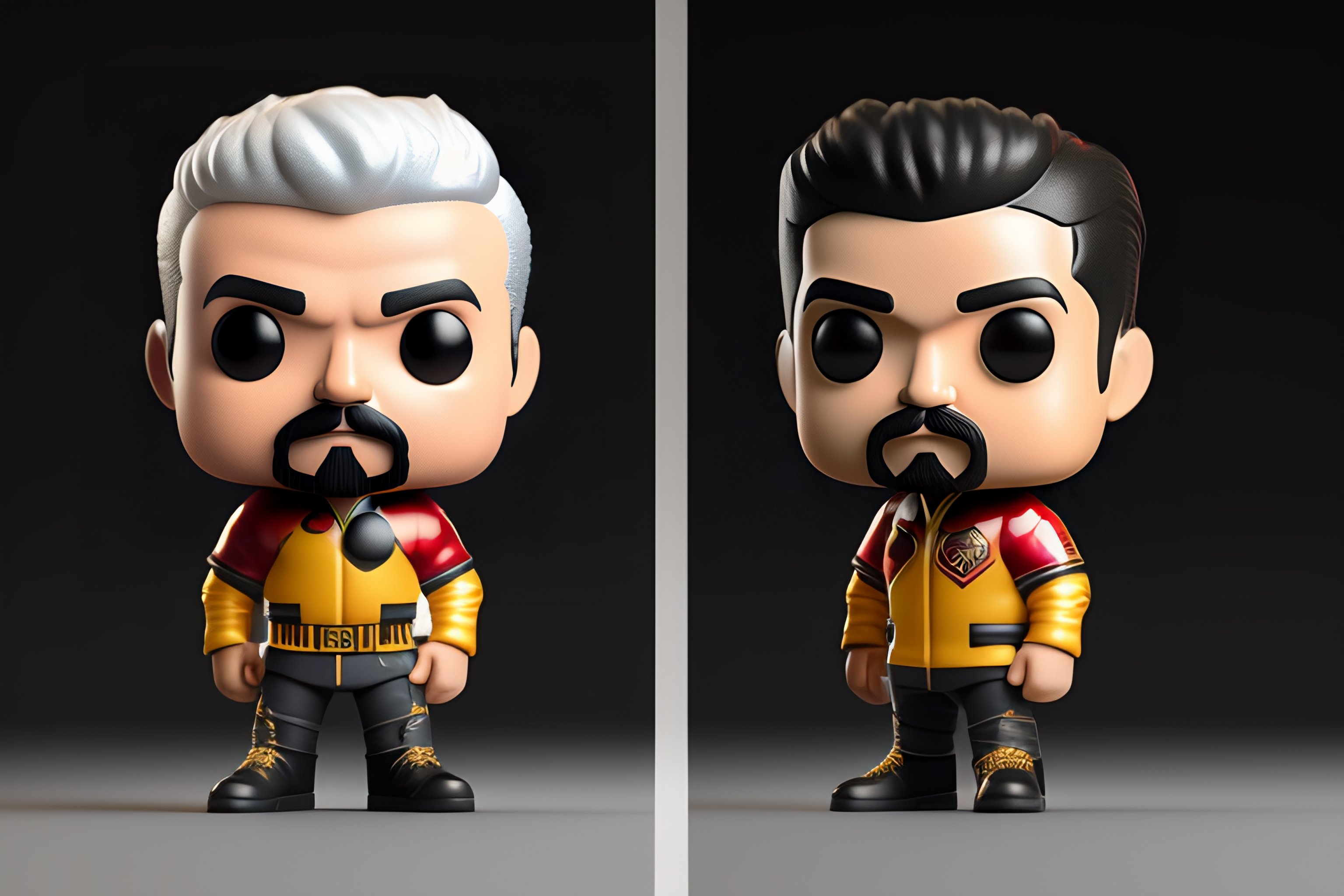 Lexica - Full body 3d render of funko pop ivan jimenez pereda