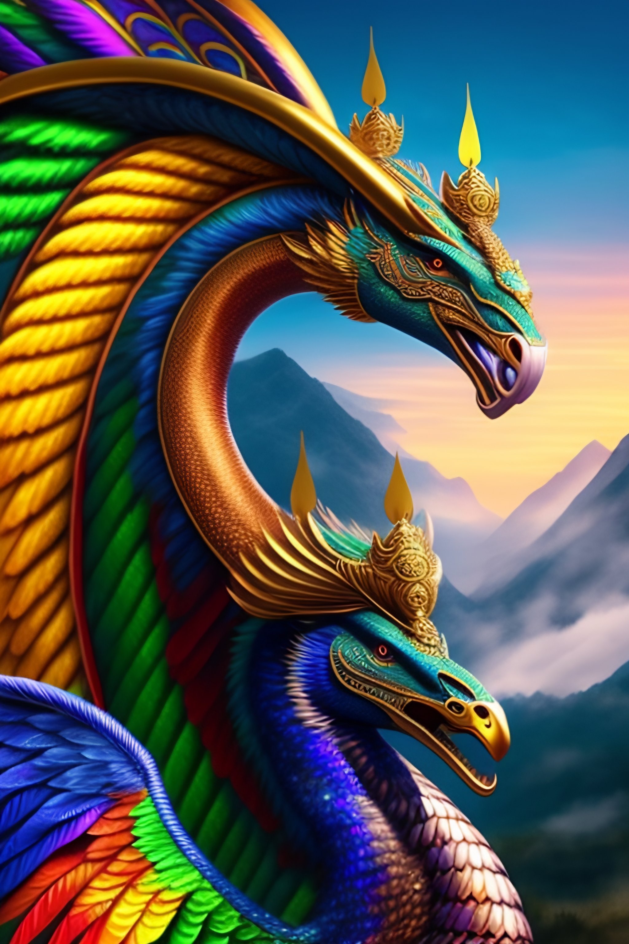 Lexica - Imagine a powerful and wise deity with the body of a serpent ...