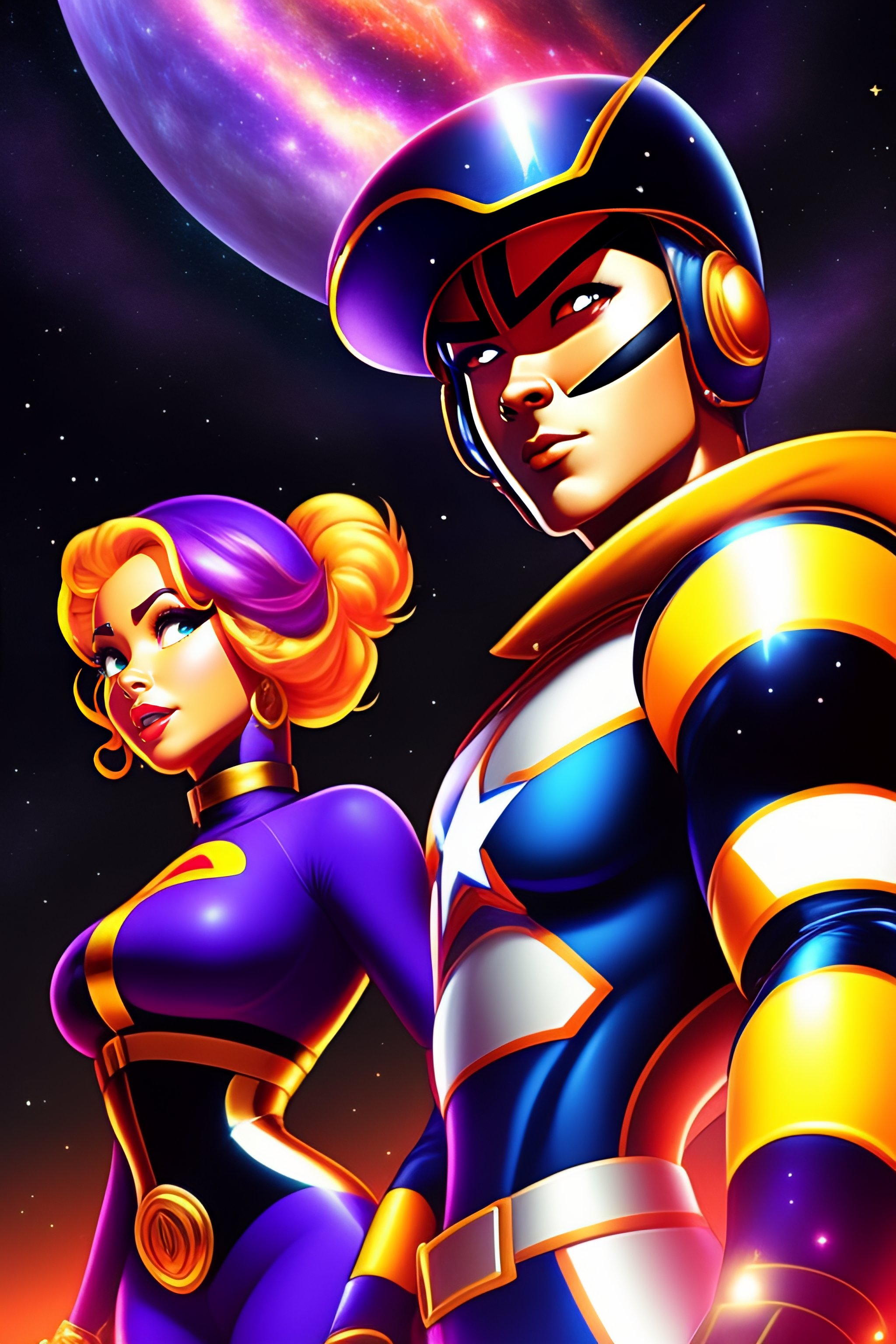 Lexica - The Adventures of the Galaxy Rangers, cartoon,cimatic, epic