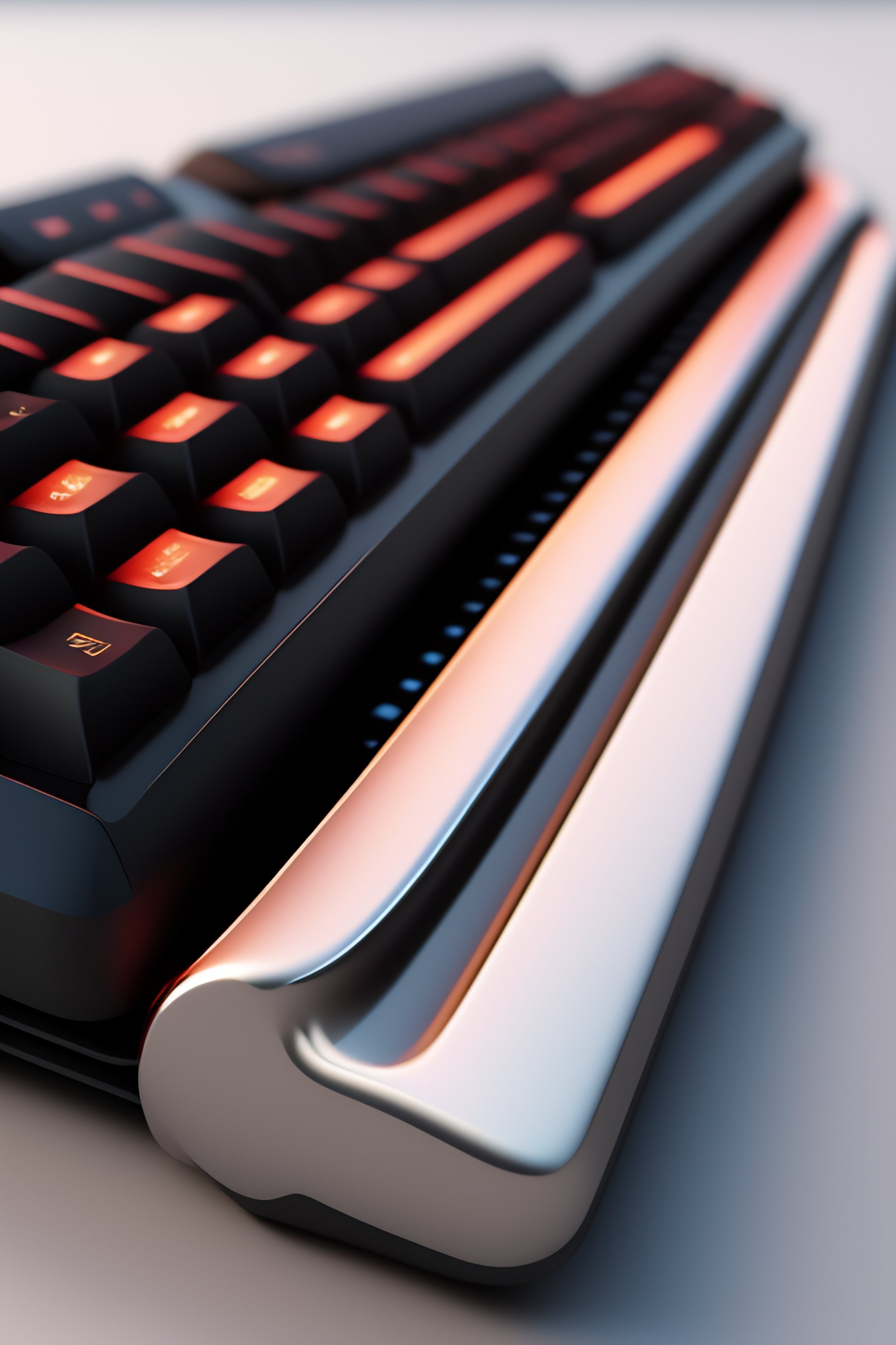 Lexica - 3D Render of Logitech MX Keys Keyboard