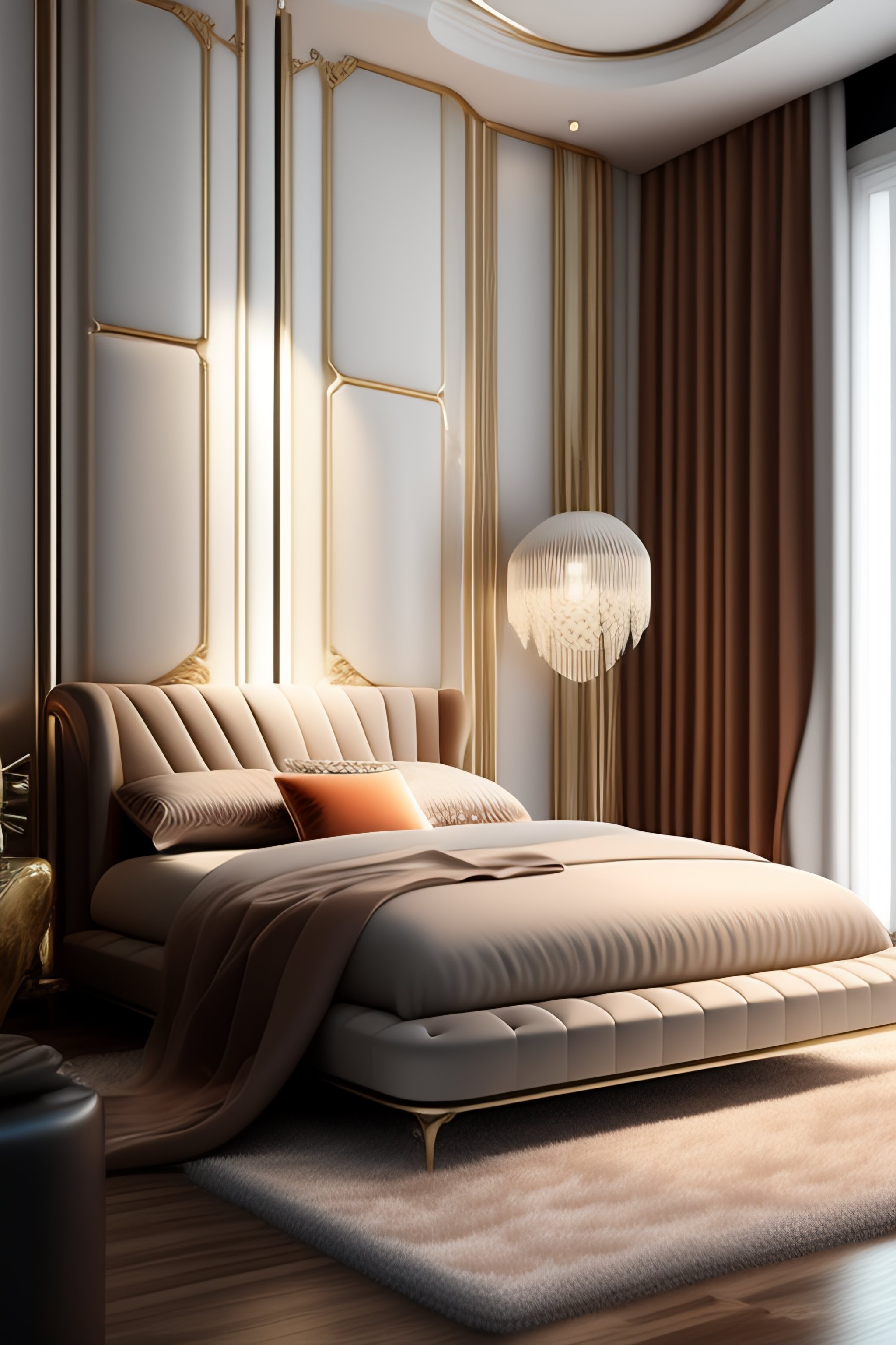 Lexica - Cozy beige main bedroom