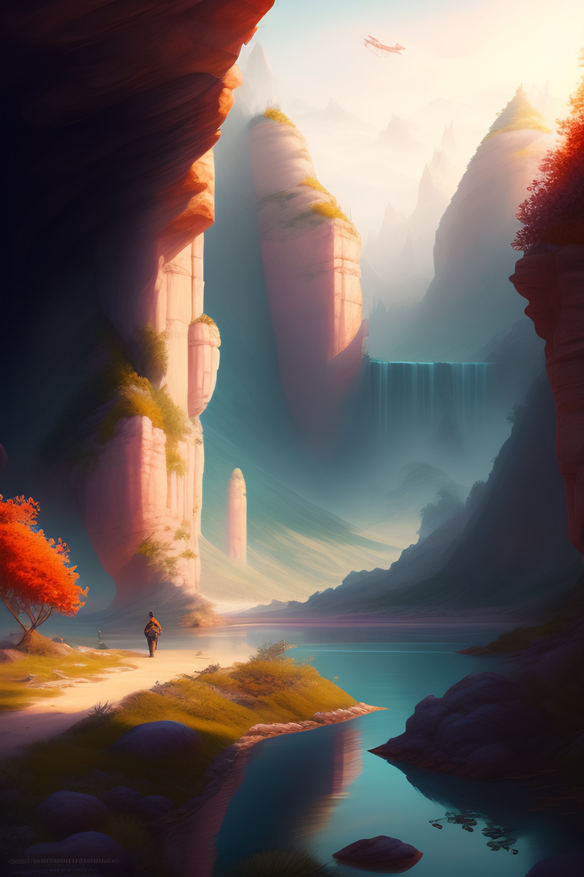 Lexica - Semien landscape, highly detailed, digital painting, concept ...