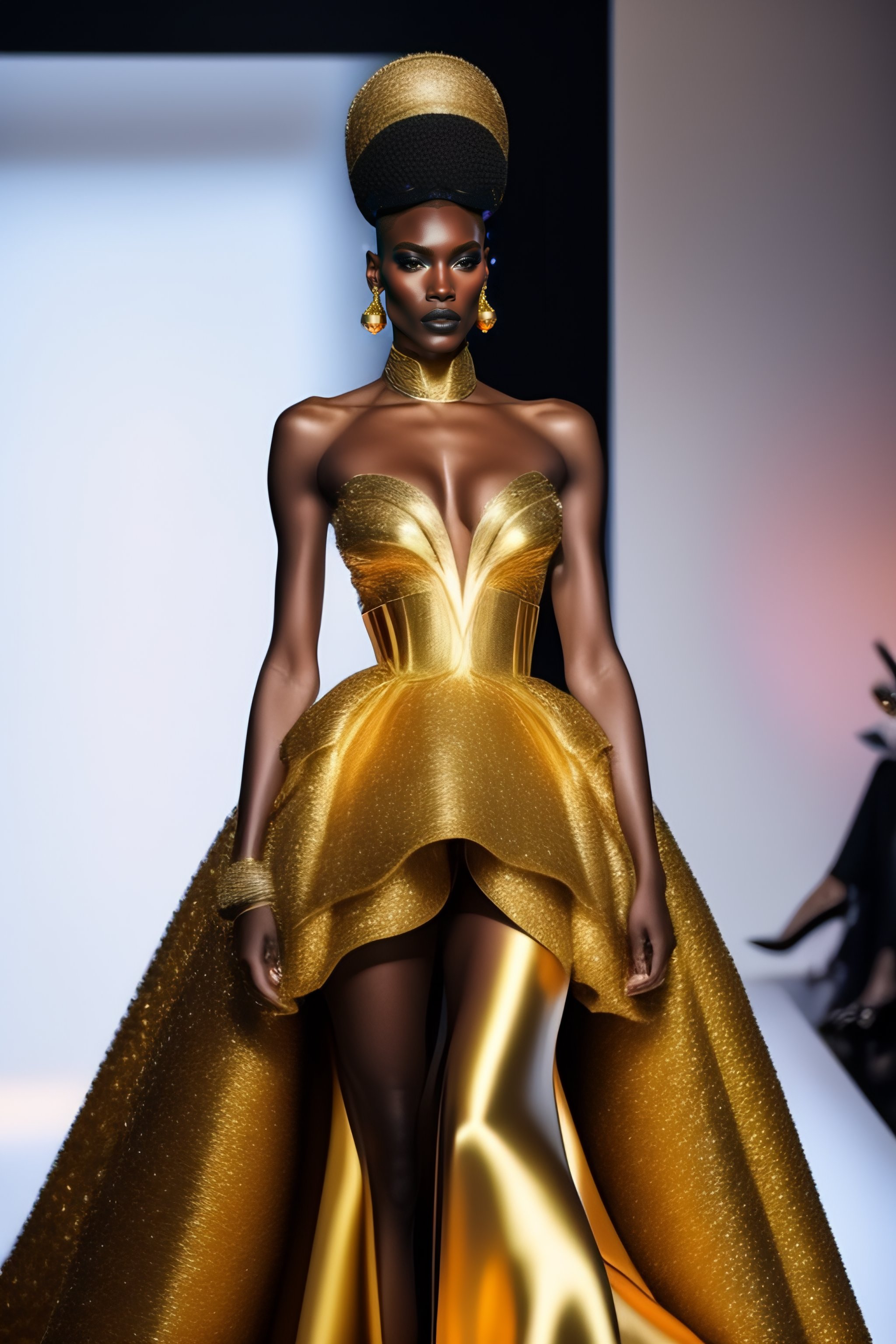 Lexica - /imagine prompt: a Thierry mugler haute couture dress+ full ...