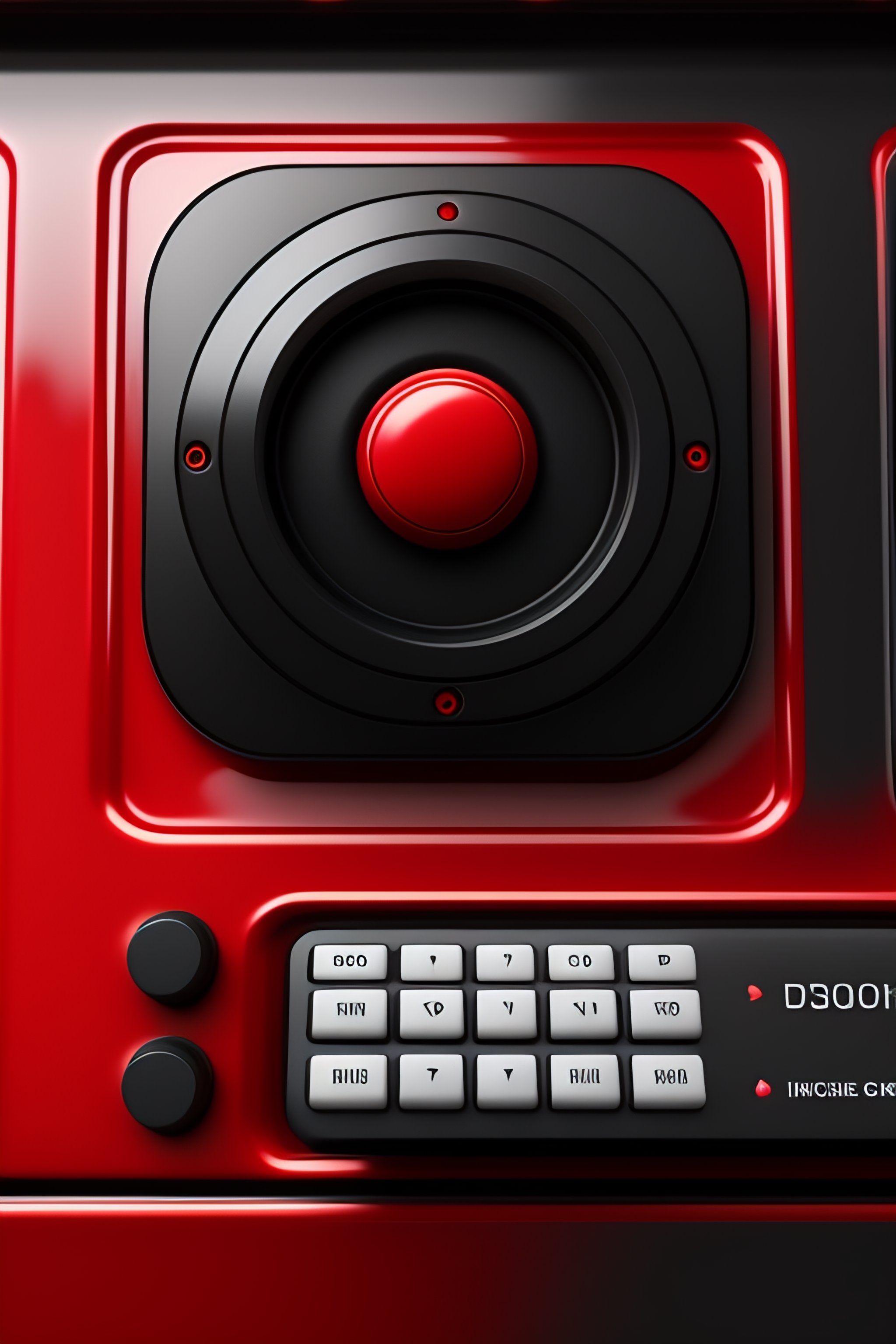 Lexica - Red, big, doomsday button on a complicated command panel