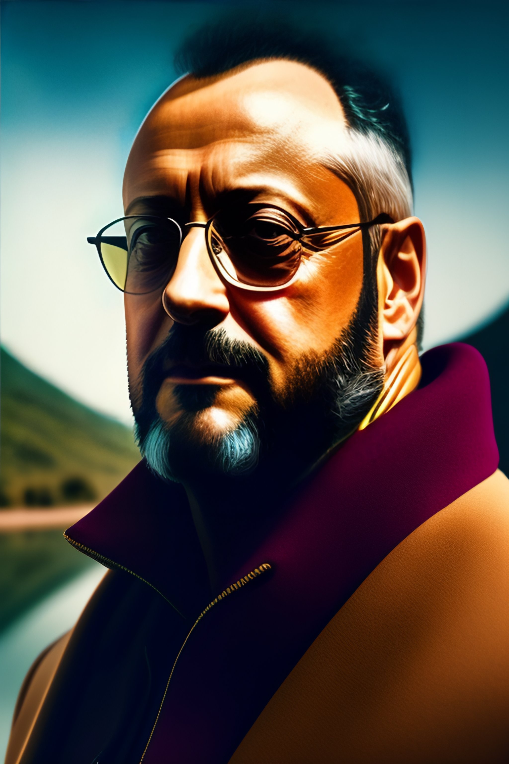 Lexica - Portrait of jean reno