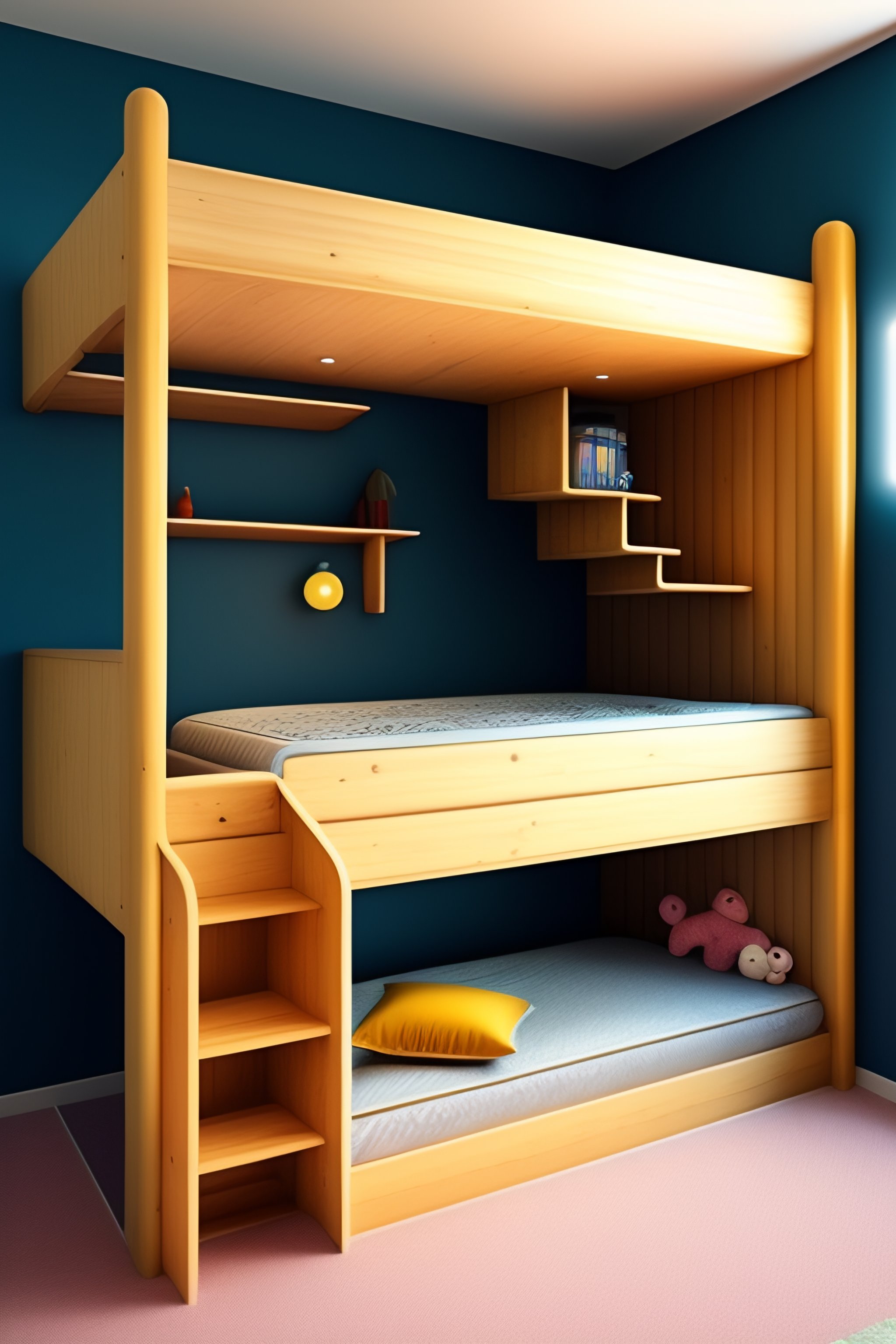 Small double deals deck bed